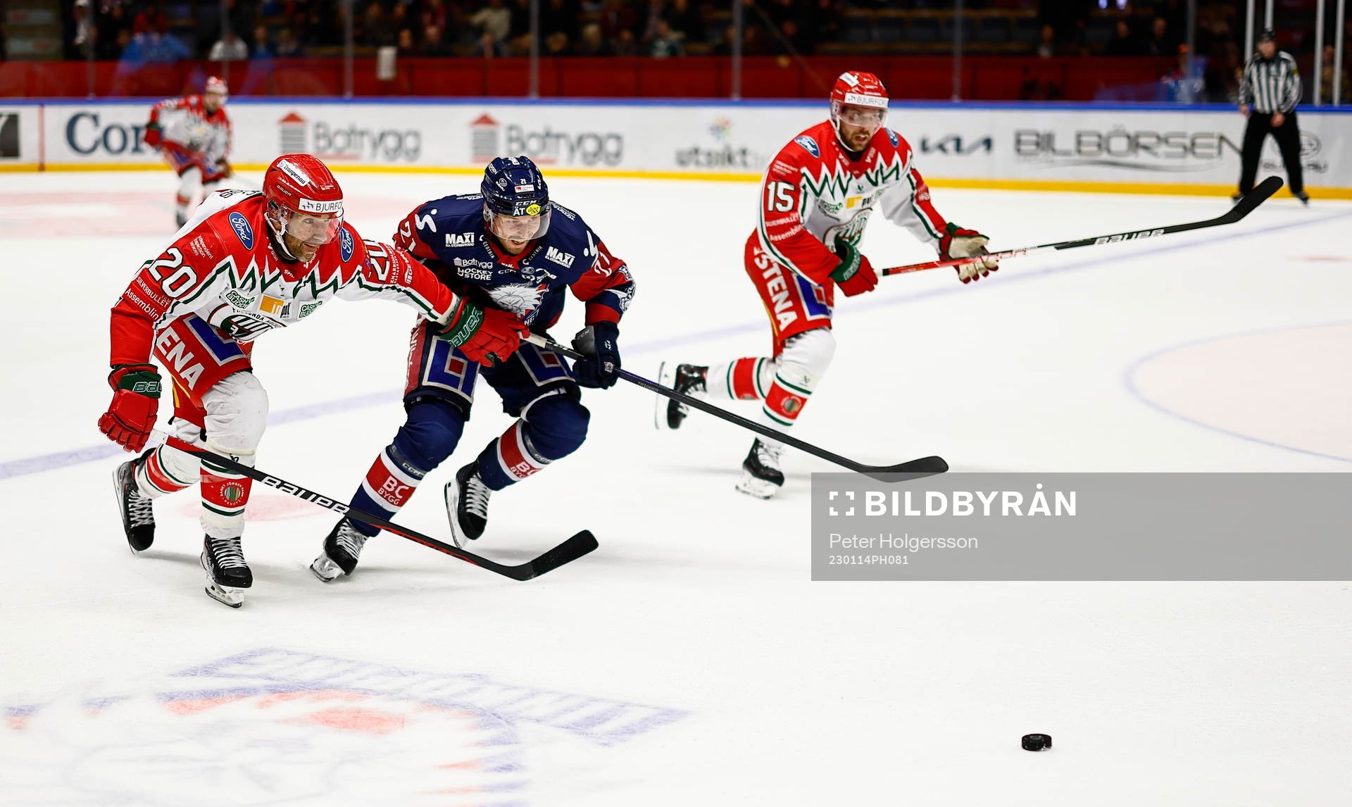 Frölundas Joel Lundqvist och Linköpings Christoffer Ehn