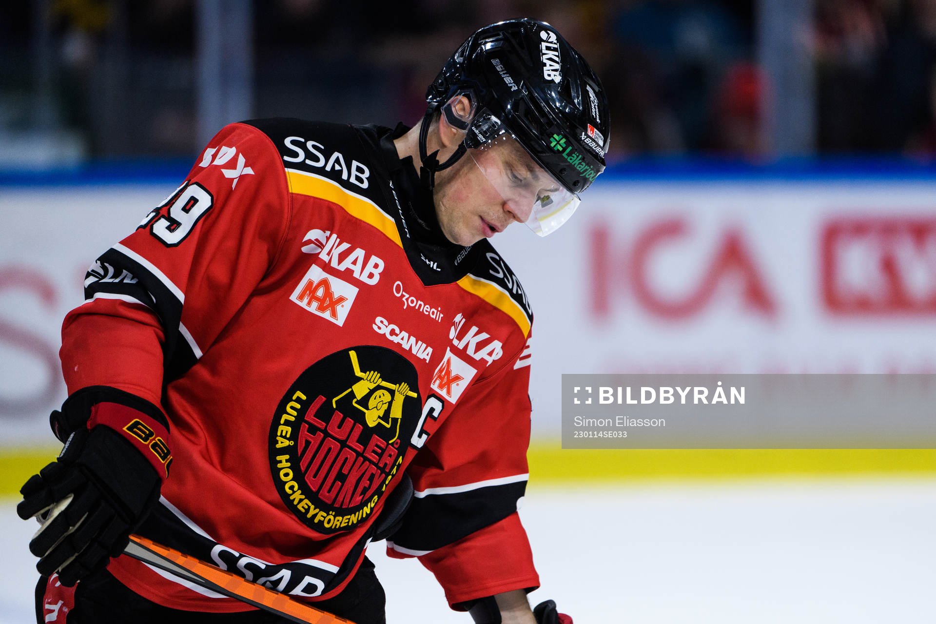 Luleås Erik Gustafsson deppar