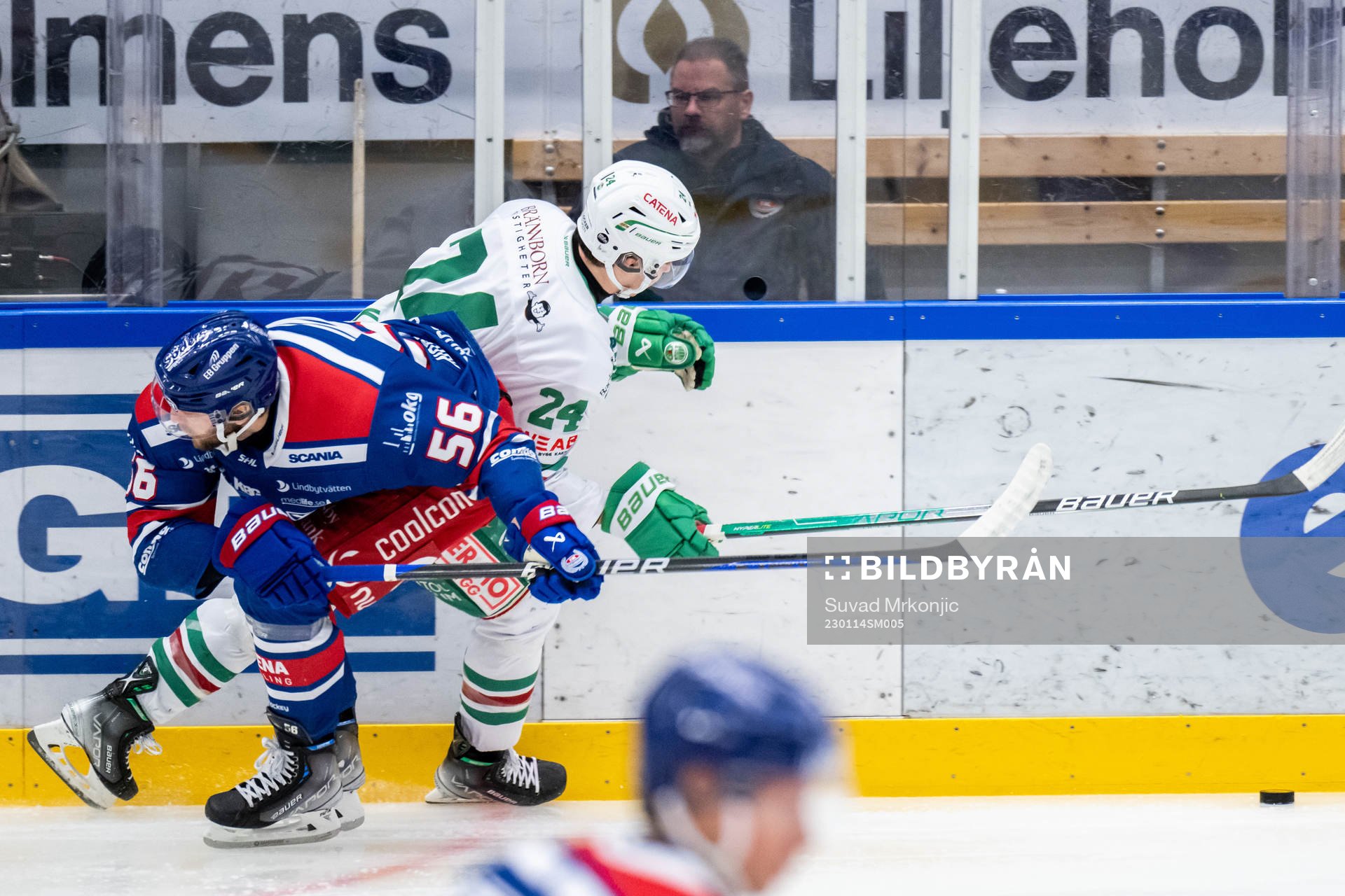 Oskarshamns Robin Norell och Rögles Marco Kasper