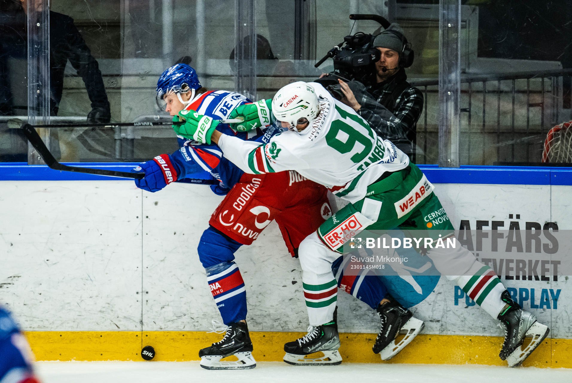 Oskarshamns Emil Lilleberg och Rögles Adam Tambellini