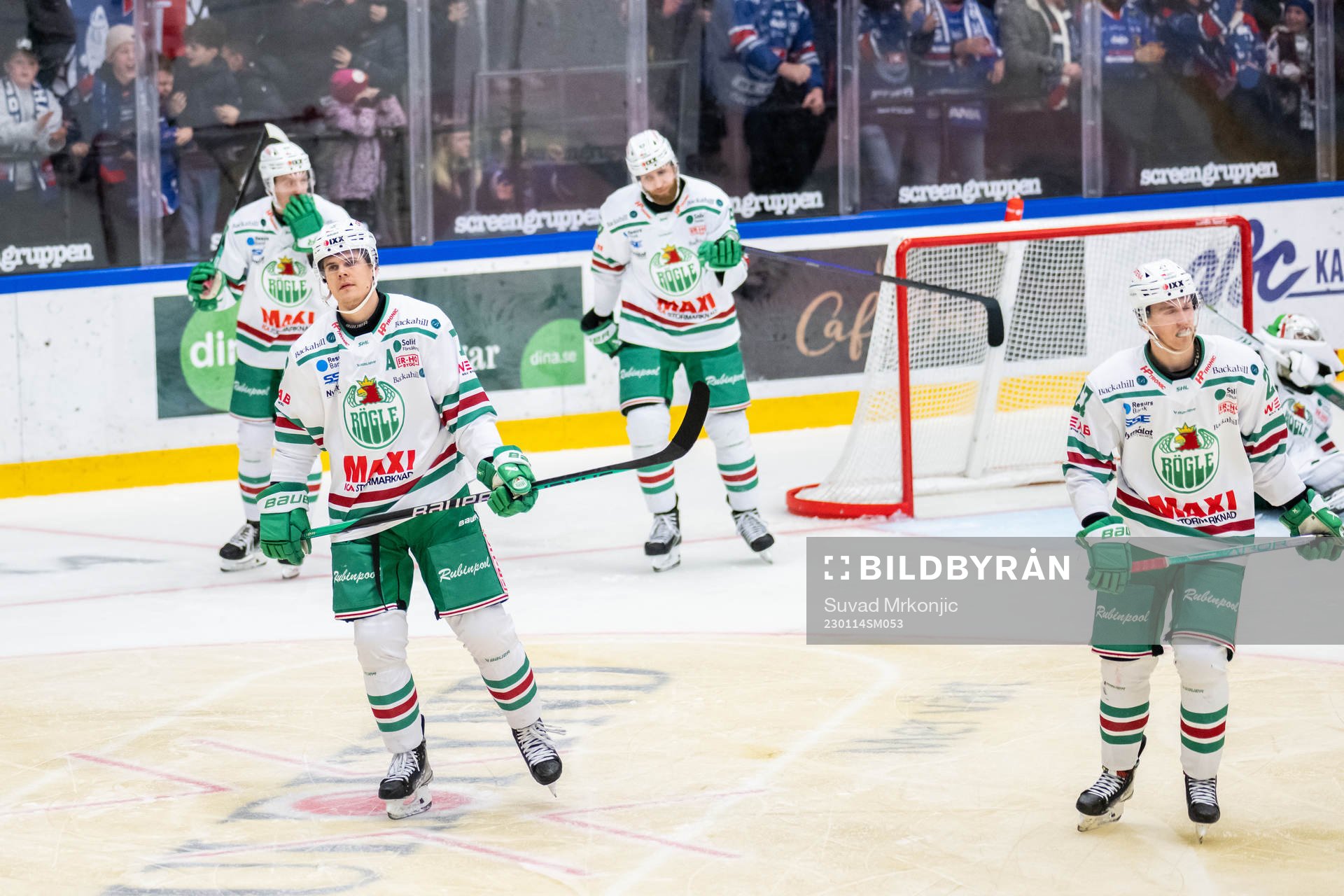 Rögles Erlend Lesund och Linus Sjödin deppar