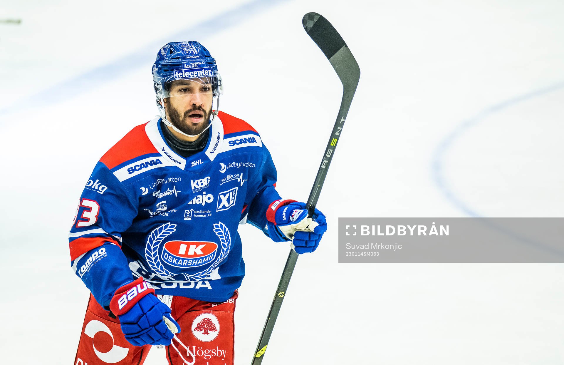 Oskarshamns Cameron Brace jublar