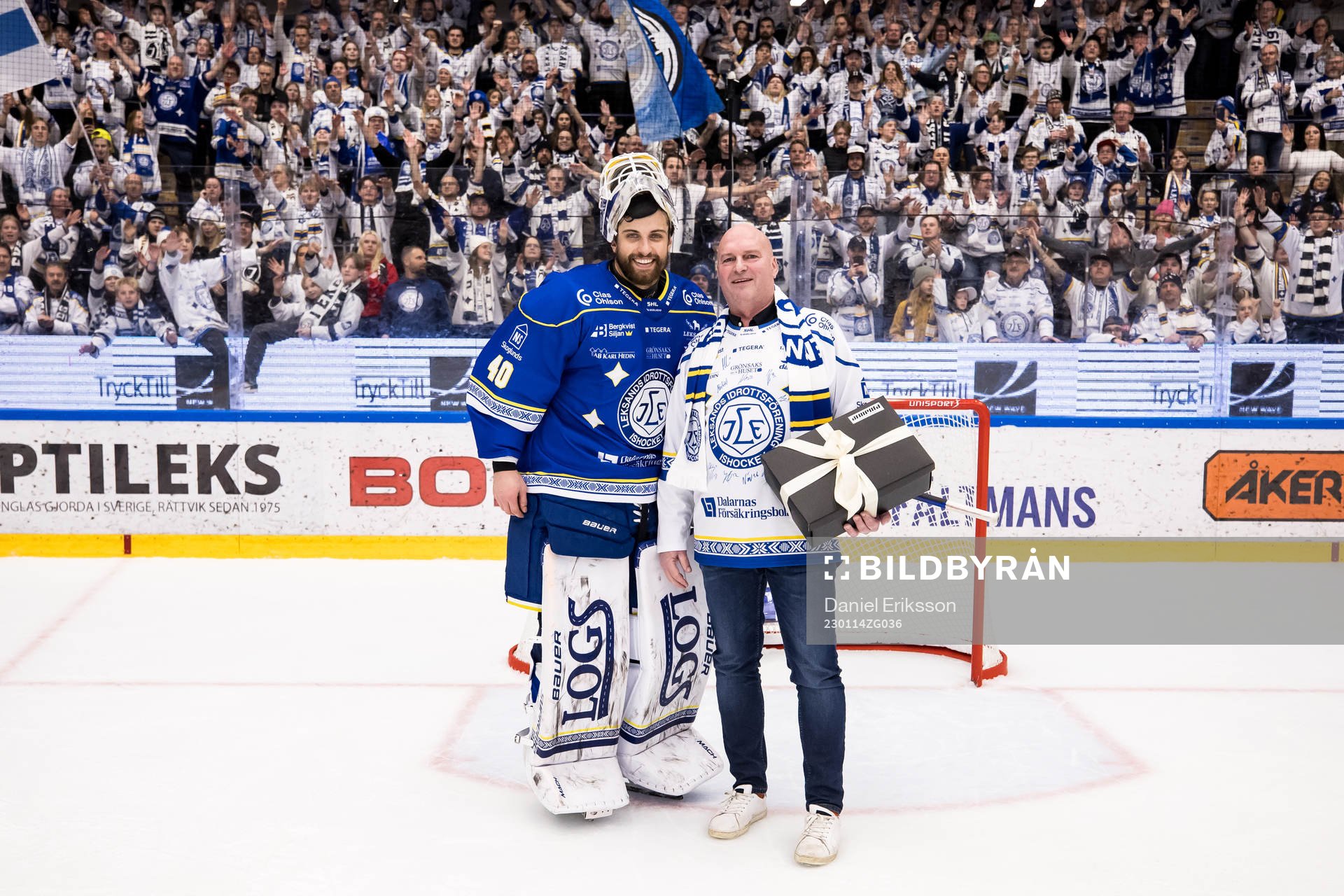 Leksands målvakt Mantas Armalis utsedd till matchens lirare