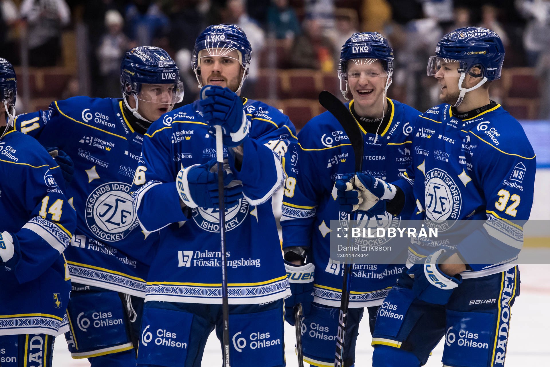 Leksands Lucas Elvenes och Emil Heineman och Jesper