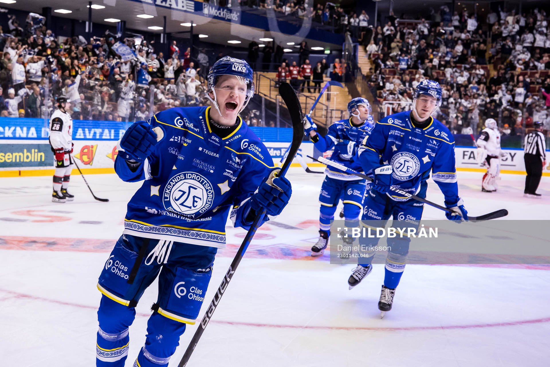 Leksands Emil Heineman jubel