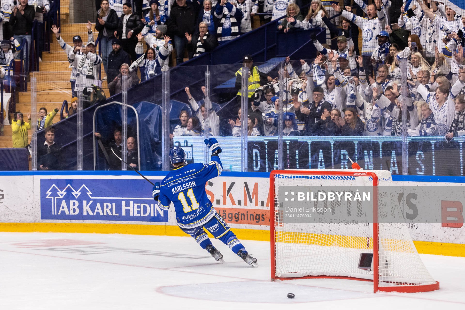 Leksands Martin Karlsson jublar