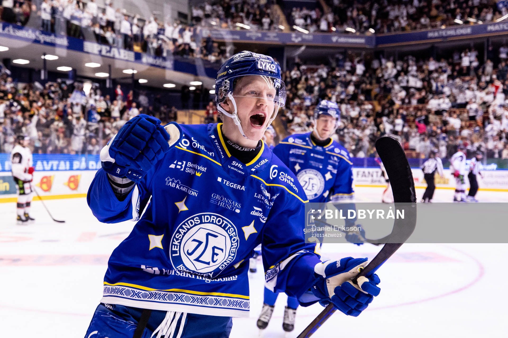 Leksands Emil Heineman jublar