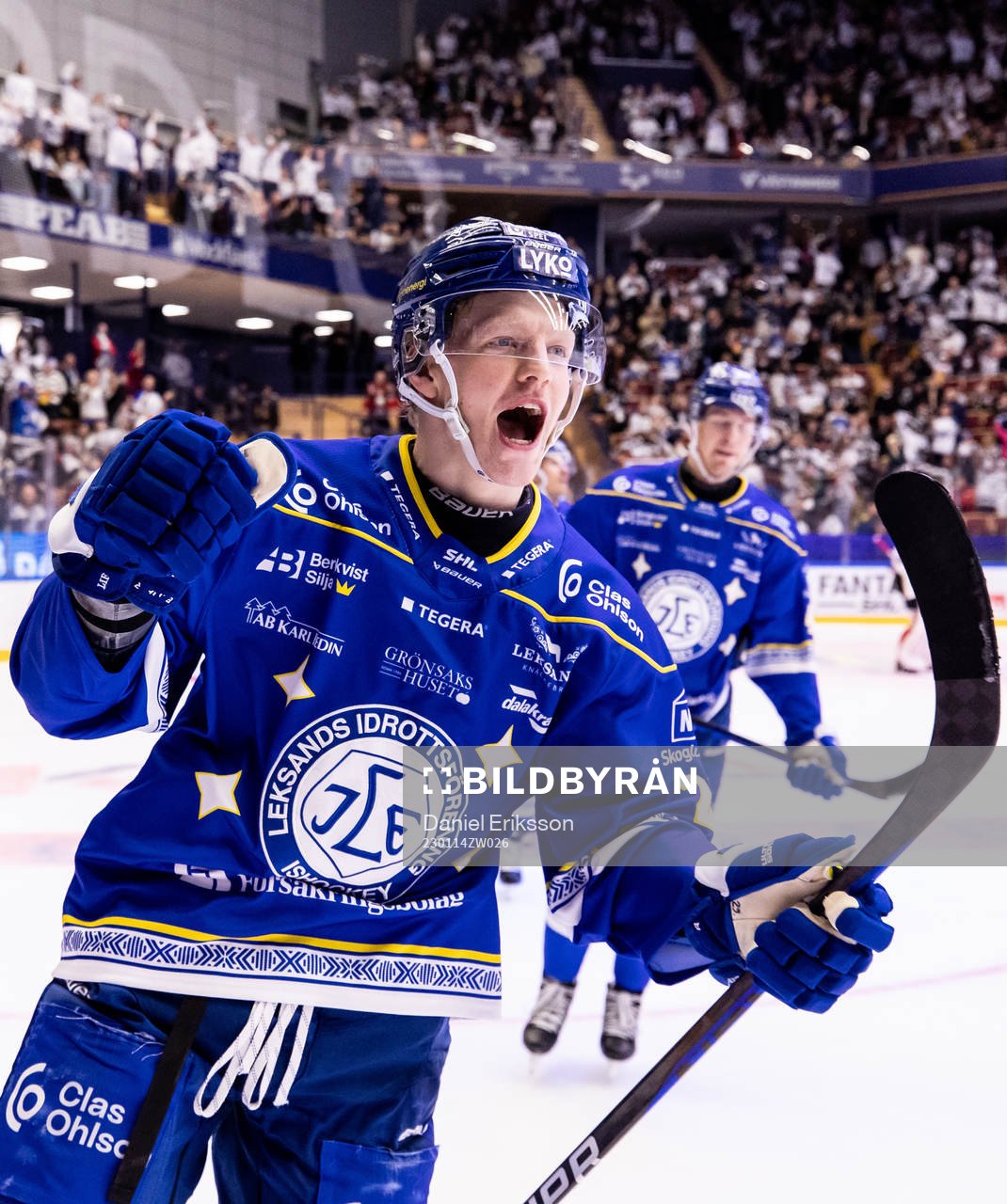 Leksands Emil Heineman jublar