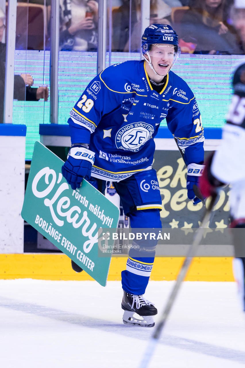 Leksands Emil Heineman jubel