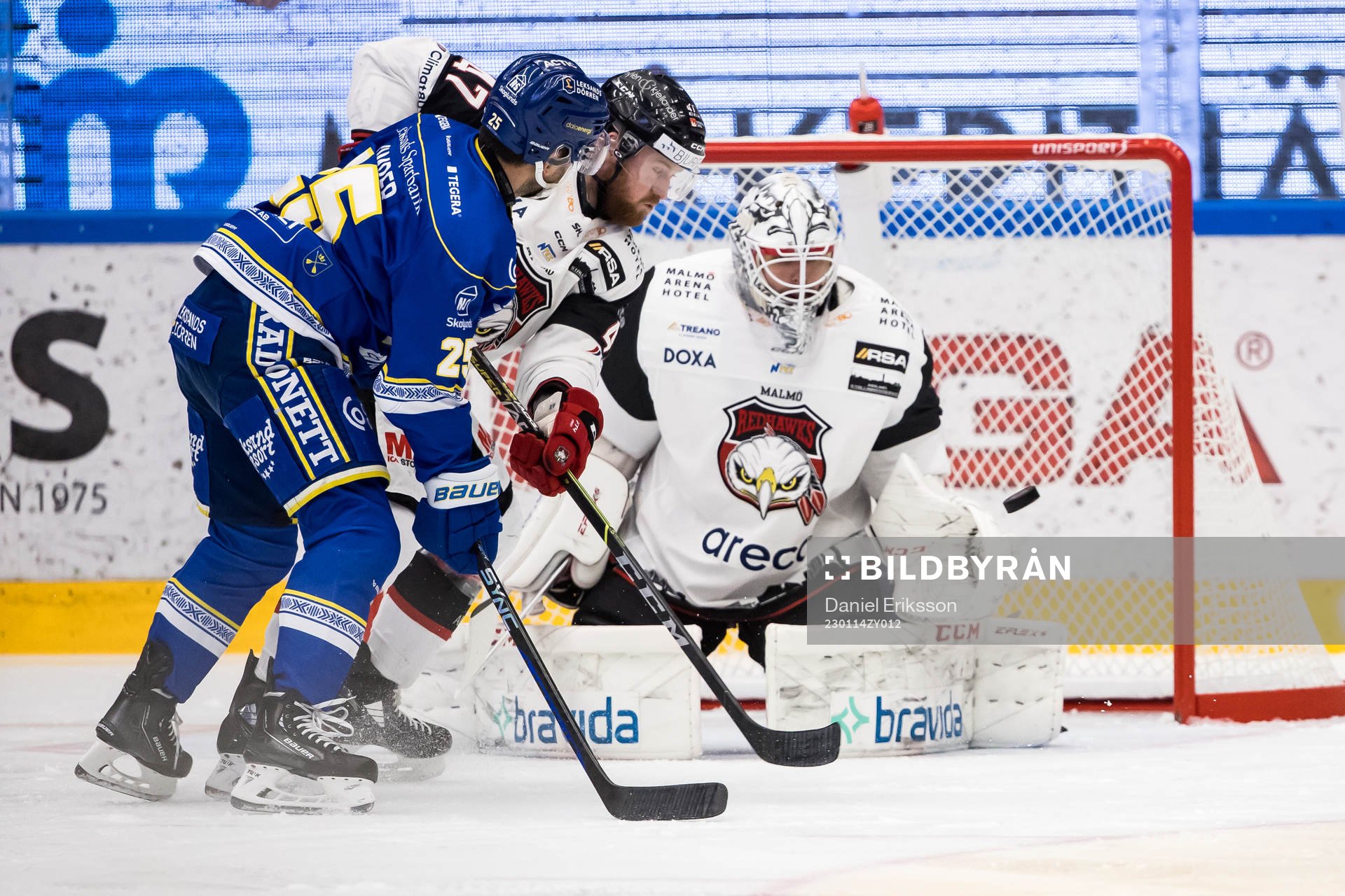 Leksands Carter Camper och Malmö Redhawks målvakt Adam
