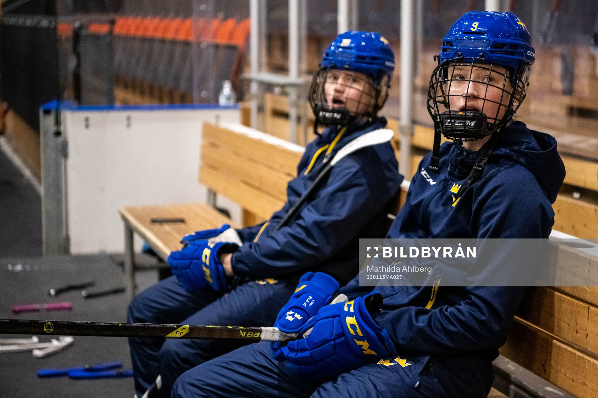 Mira Markström of Sweden at a practice session