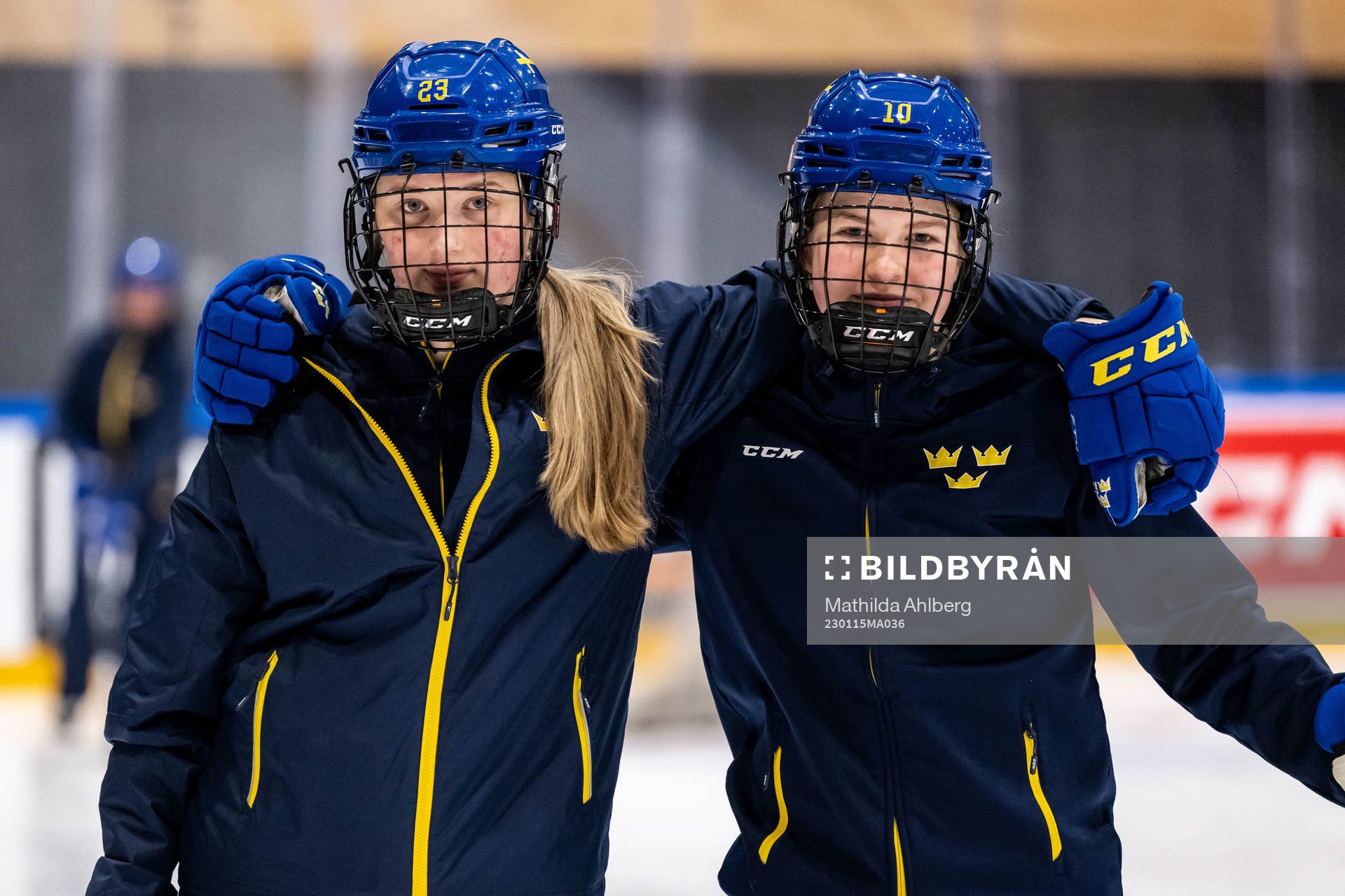Isabelle Leijonhielm and Linnea Natt och Dag of Sweden at a