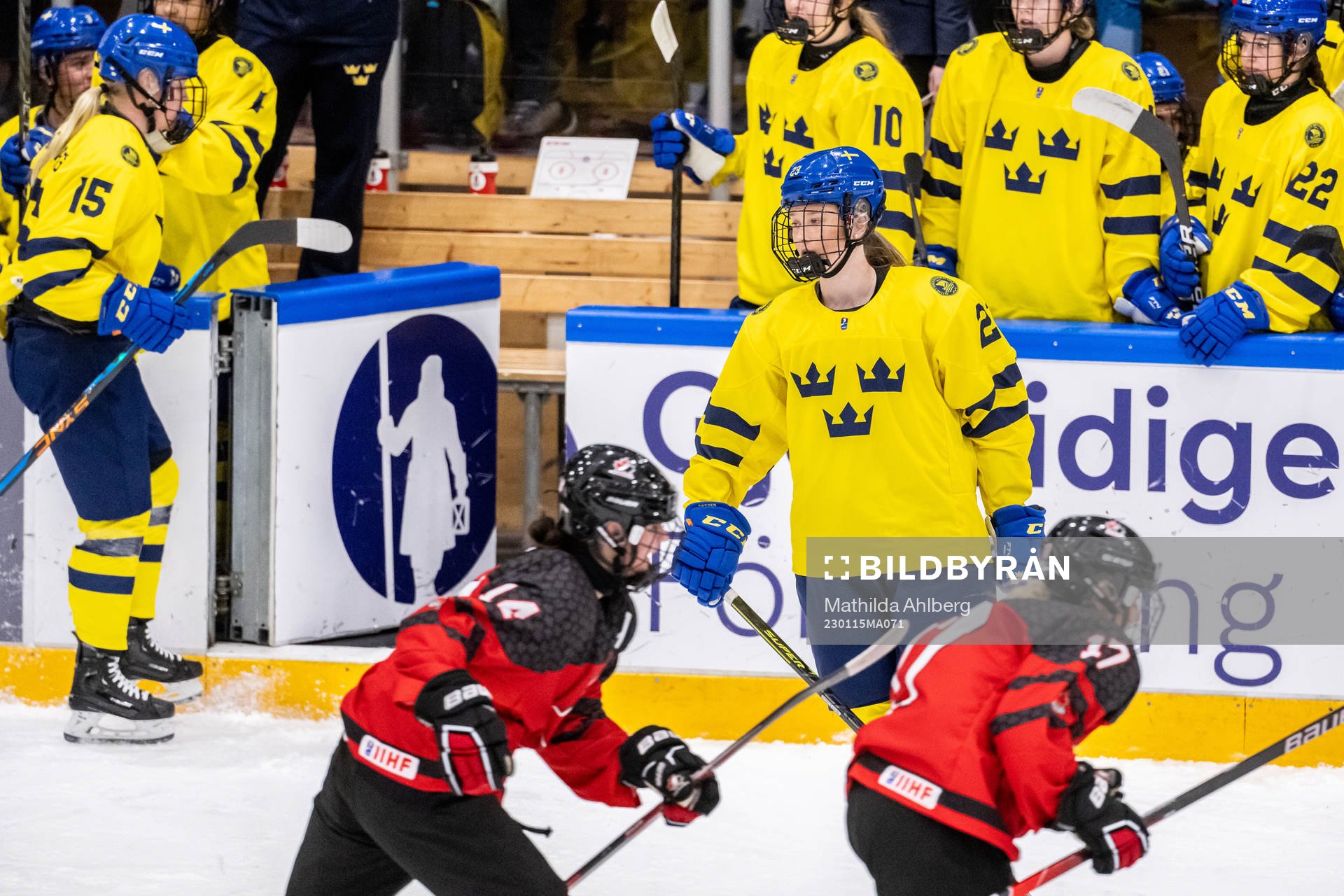 Isabelle Leijonhielm of Sweden looks dejected