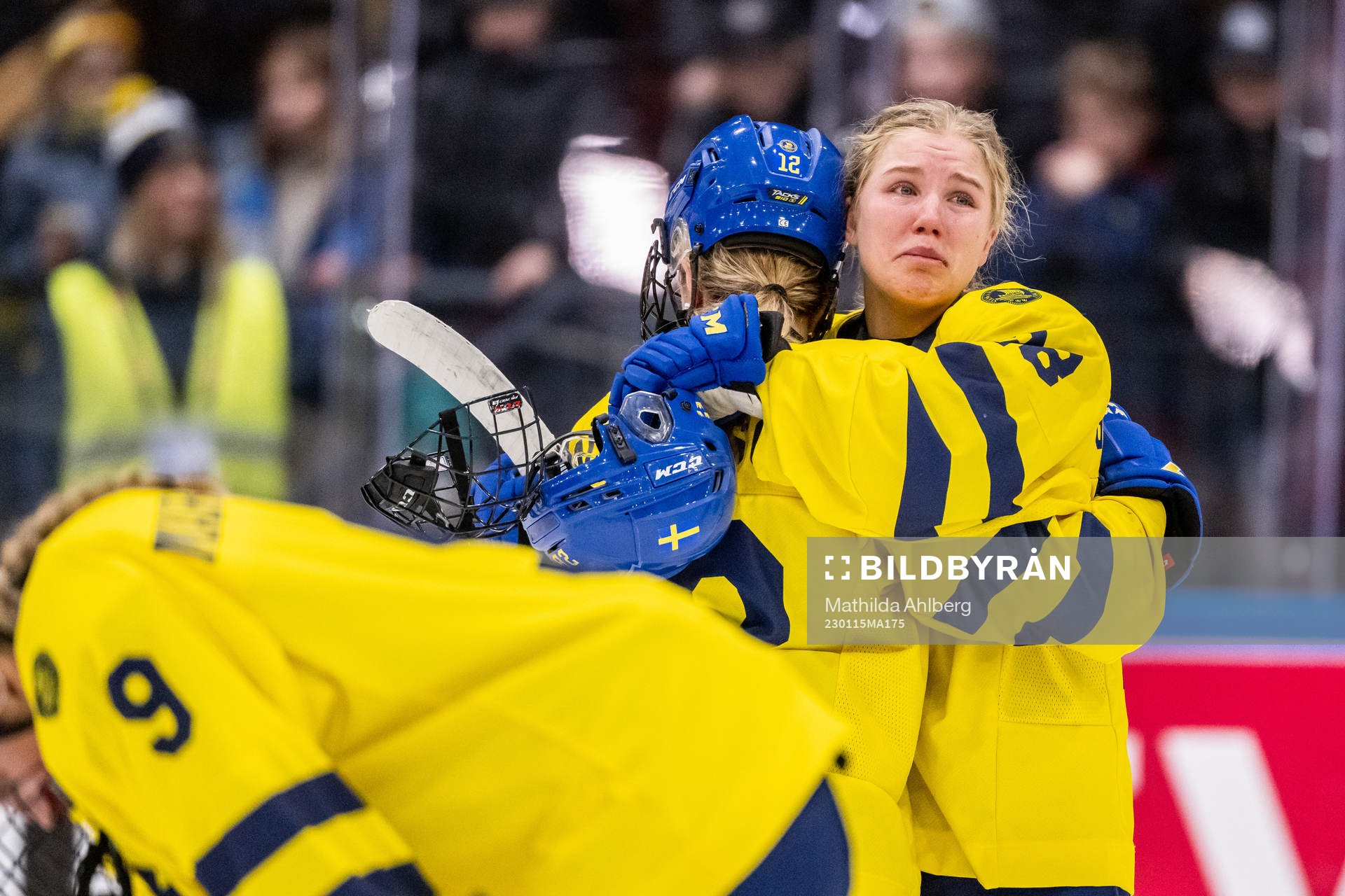 Moa Gustafsson of Sweden looks dejected