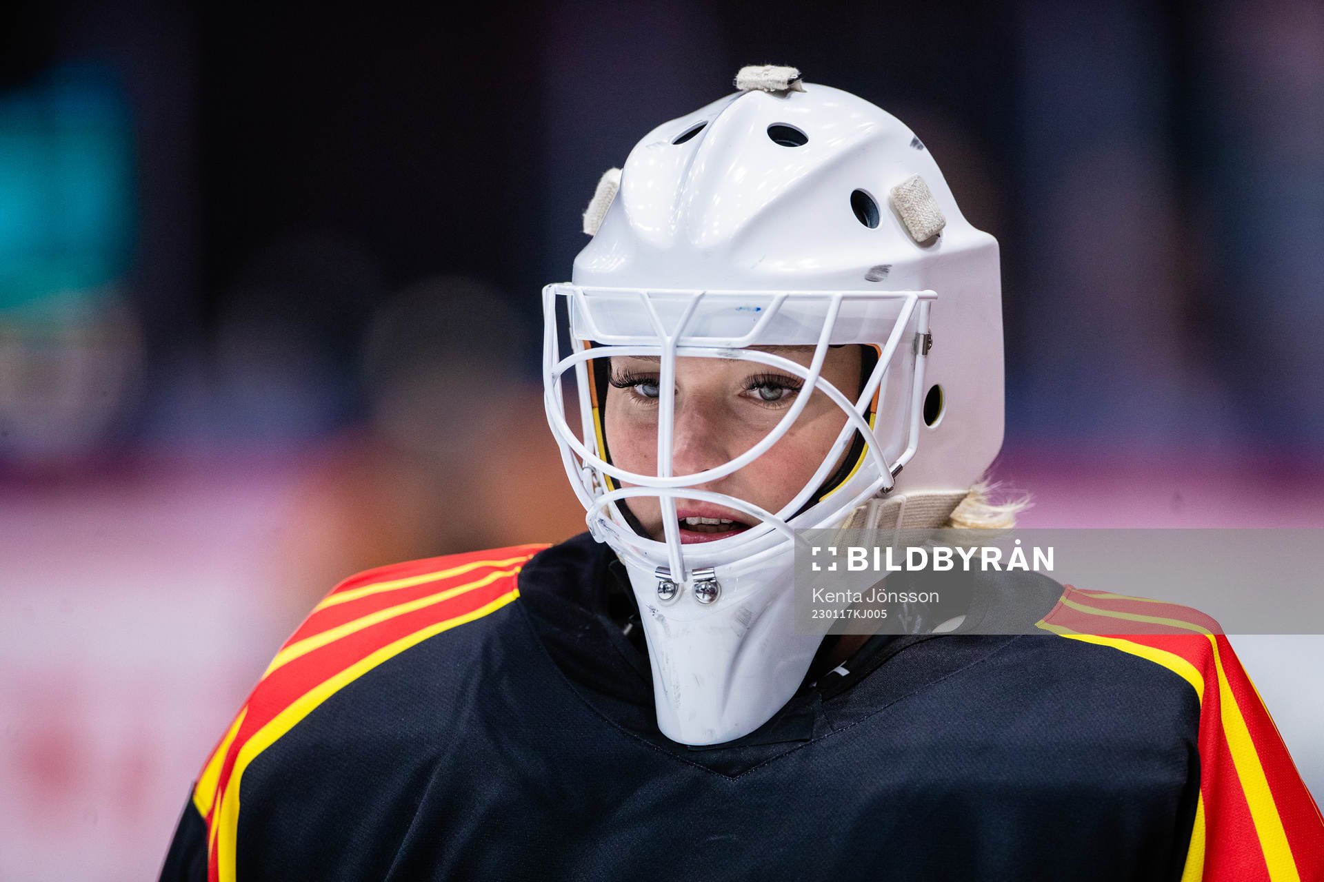 Brynäs målvakt Amanda Johansson
