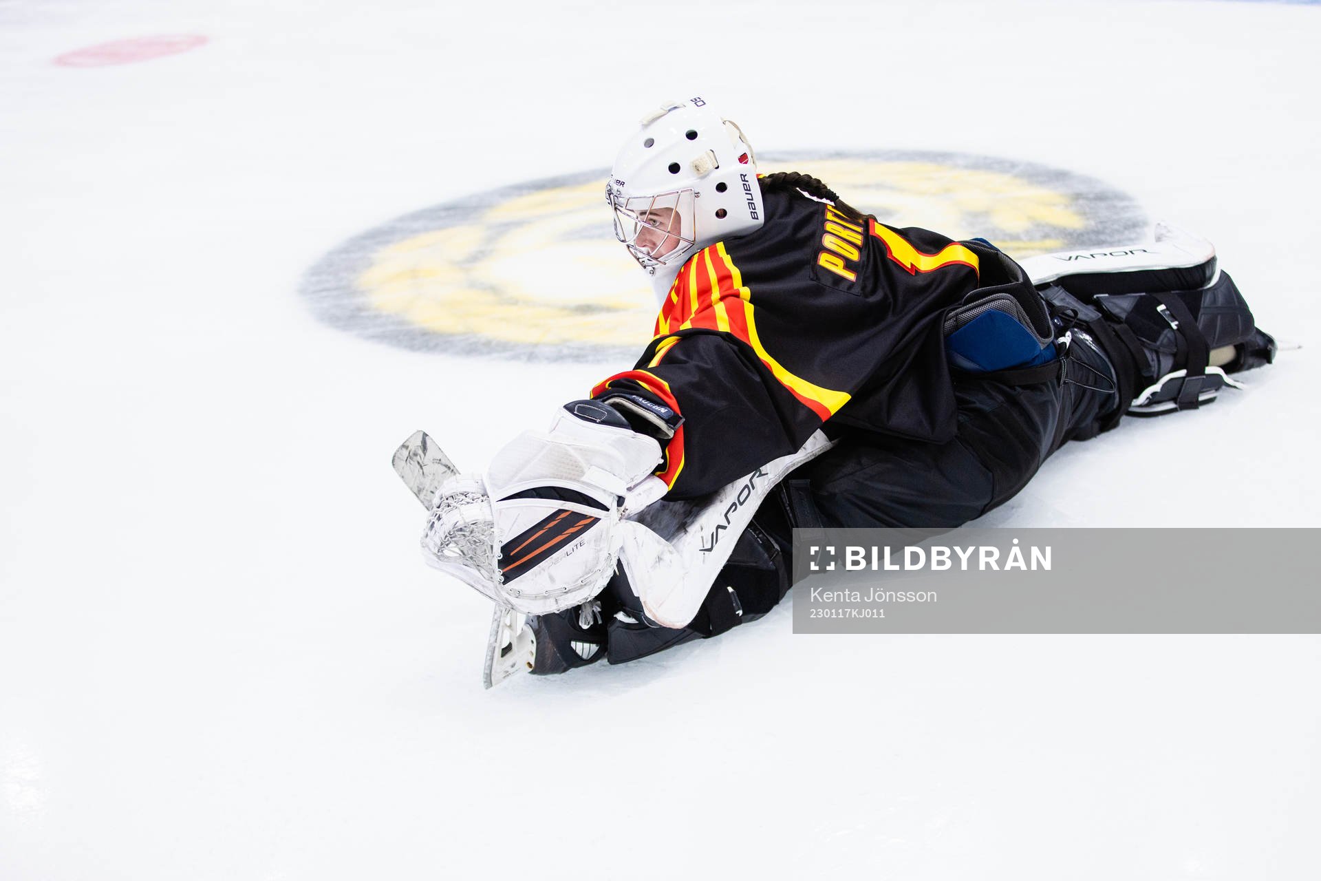 Brynäs målvakt Loryn Pearson Porter