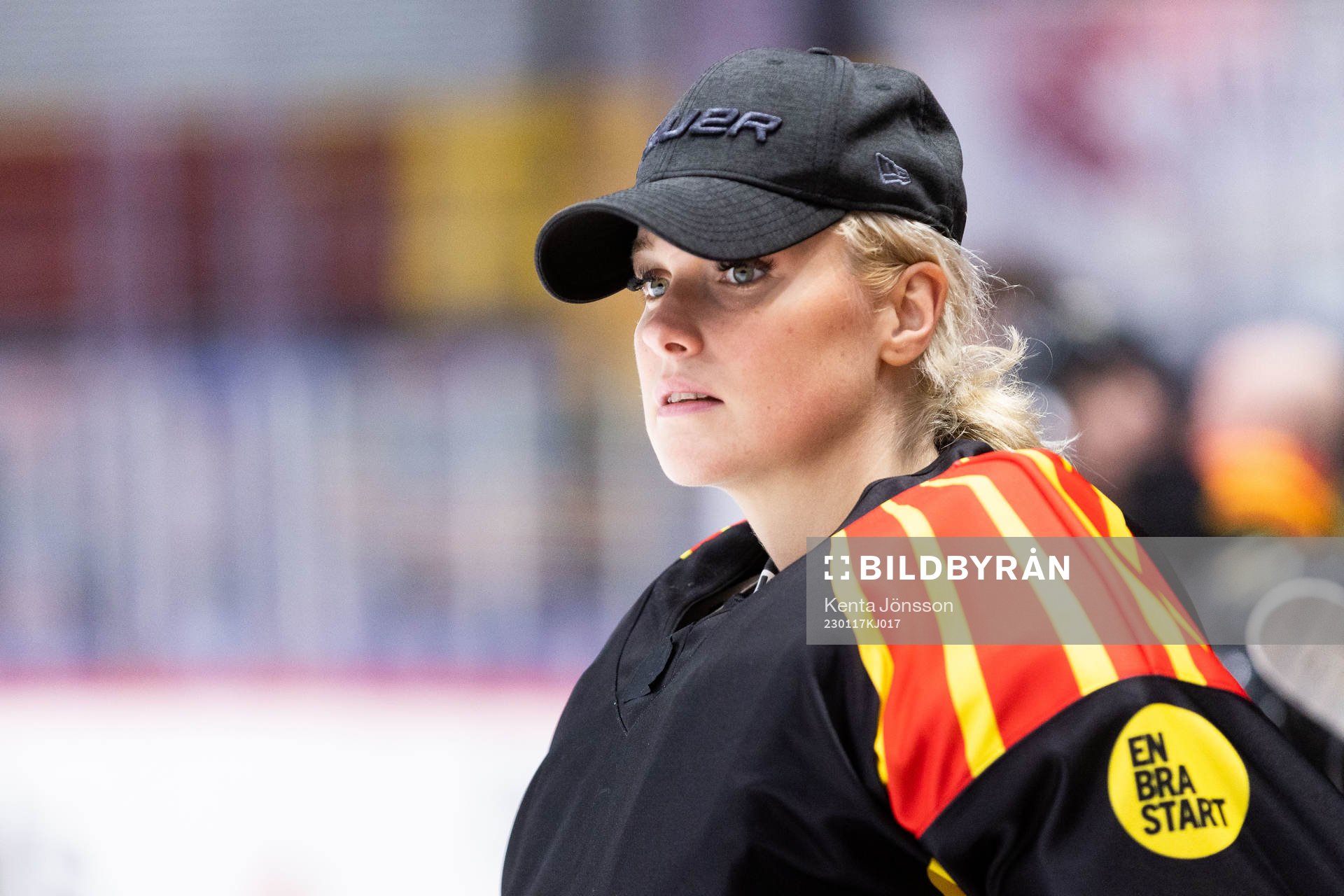 Brynäs målvakt Amanda Johansson