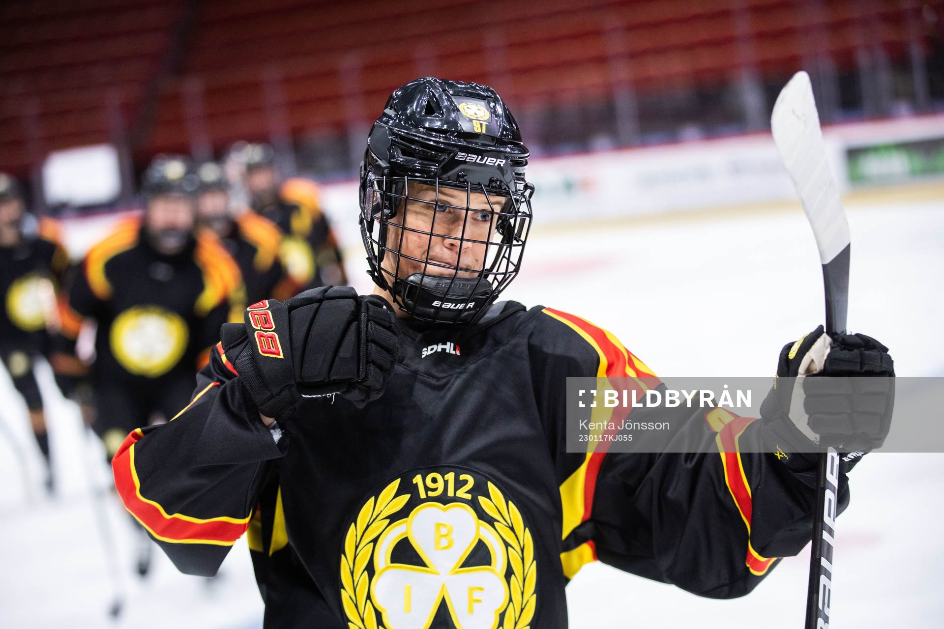 Brynäs Matilda Nilsson jublar