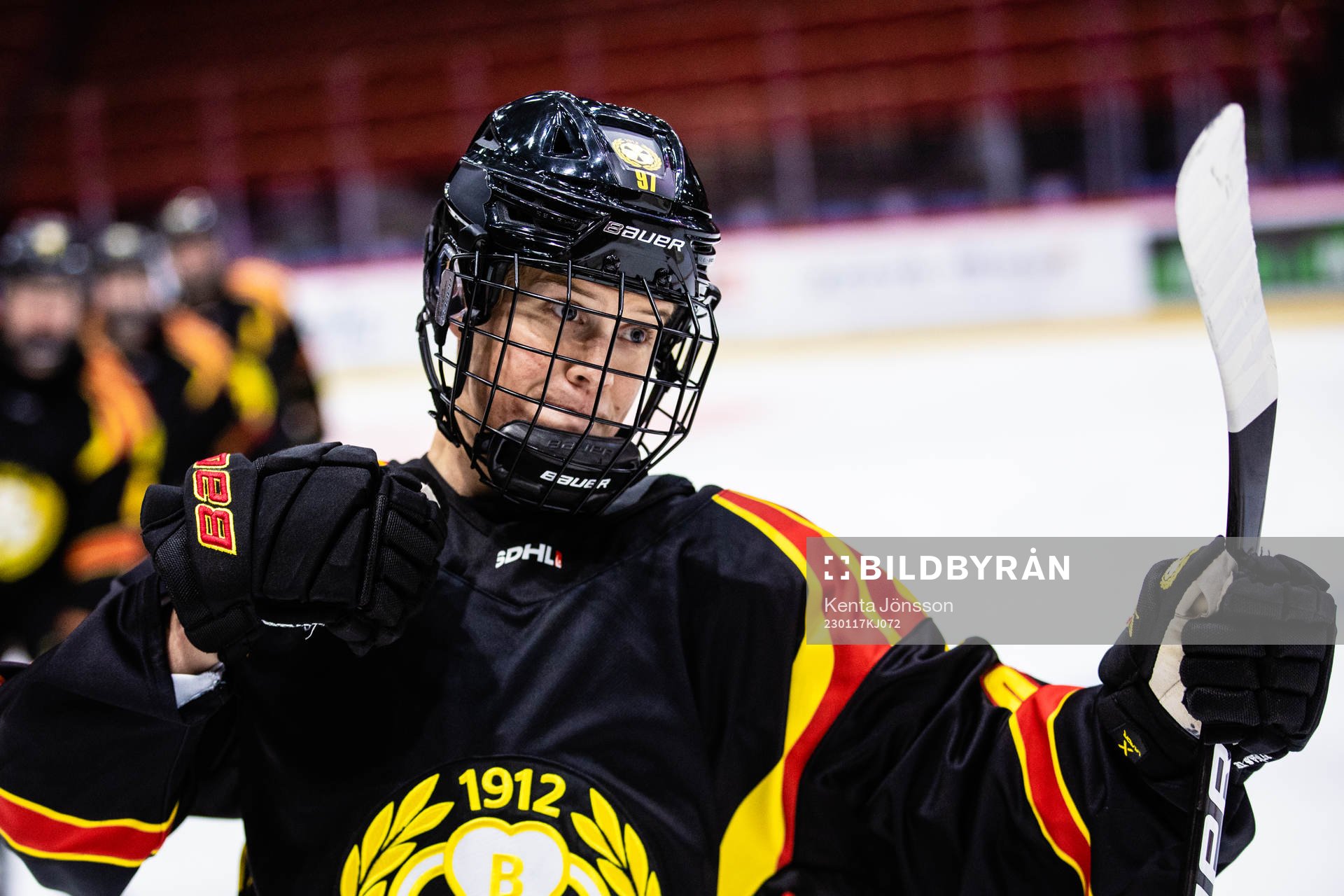Brynäs Matilda Nilsson jublar