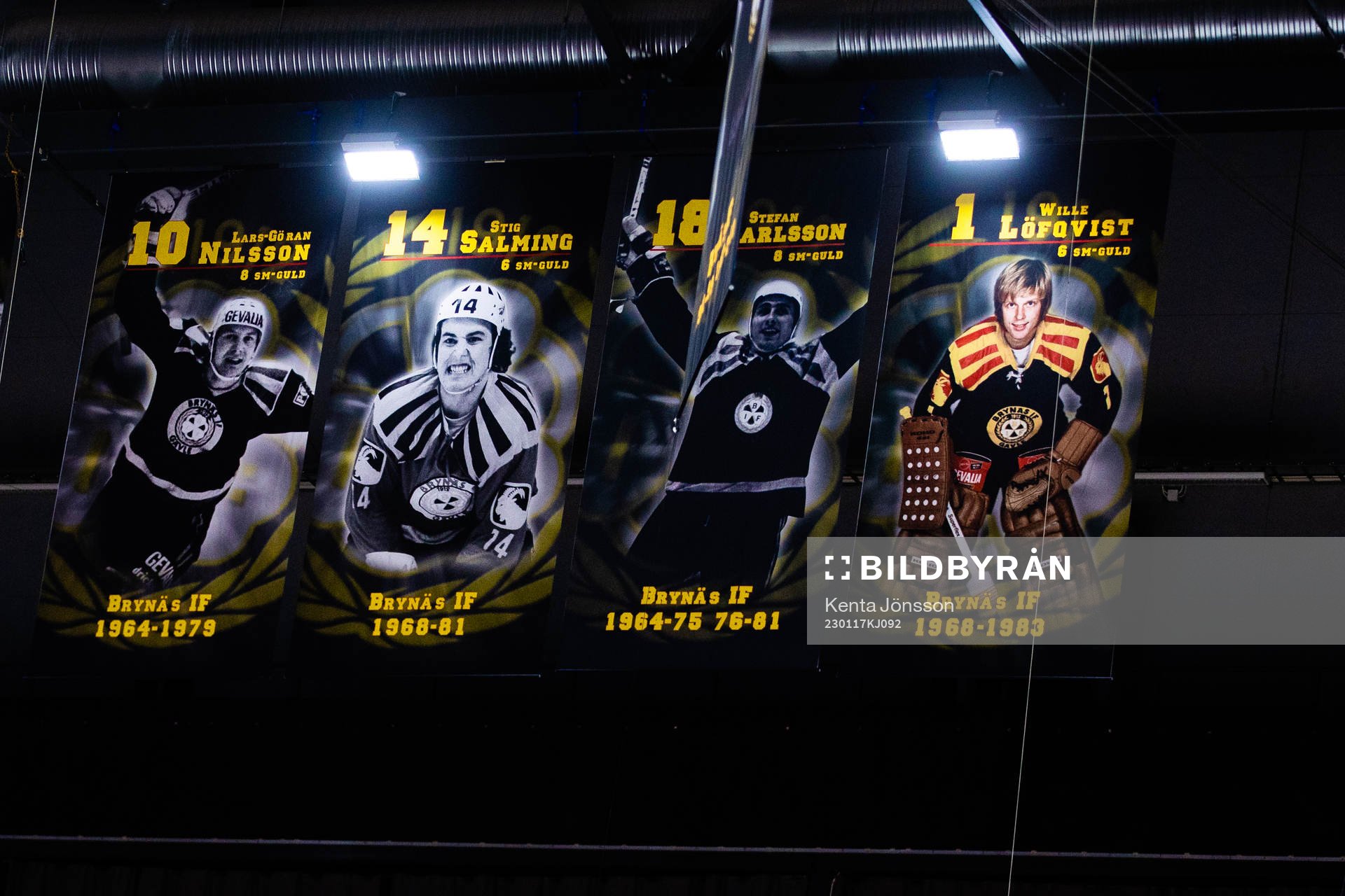 Vepor i taket med Brynäs legendarer Lars-Göran Nilsson,
