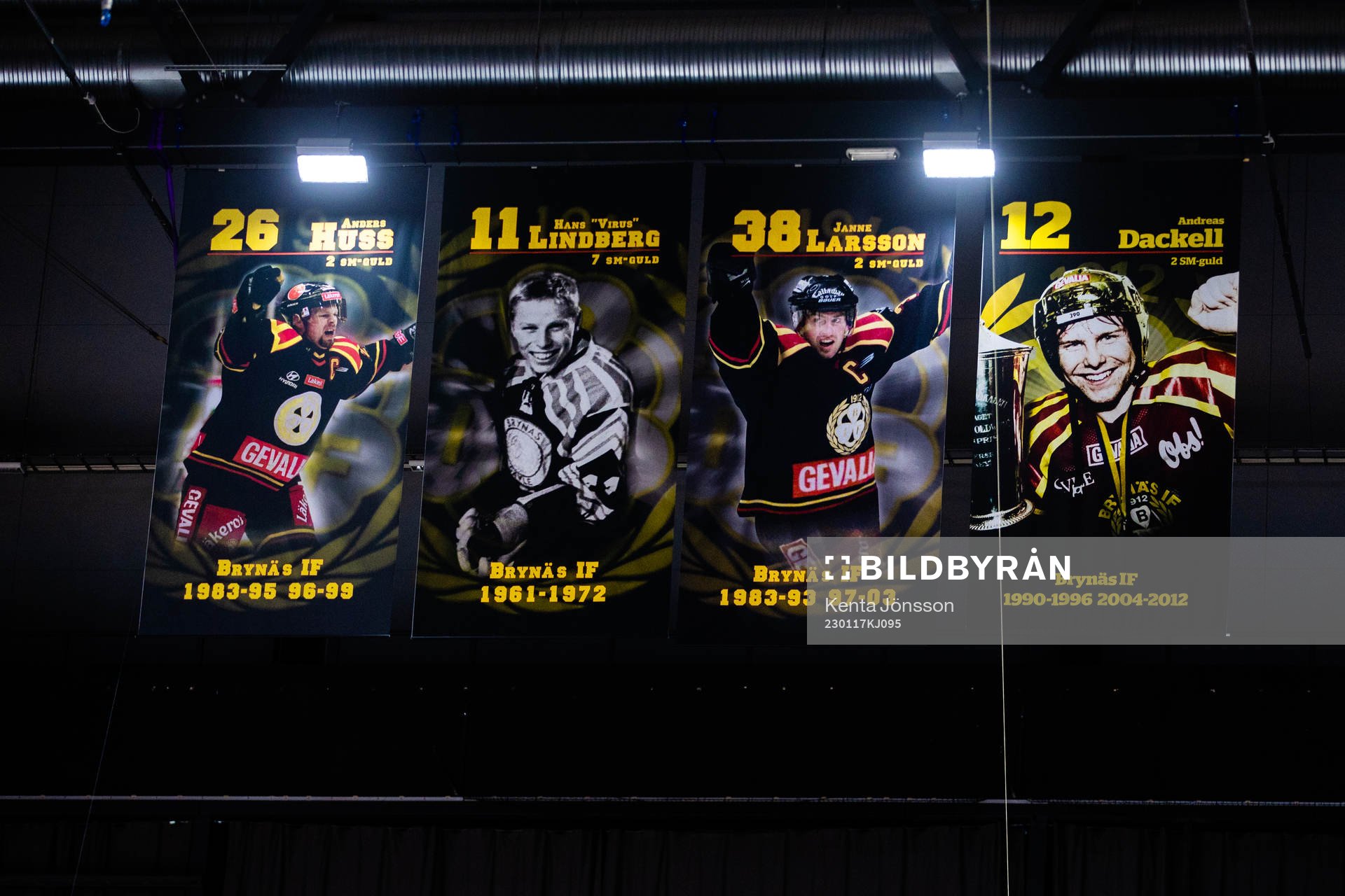 Vepor i taket med Brynäs legendarer Anders Huss, Hans