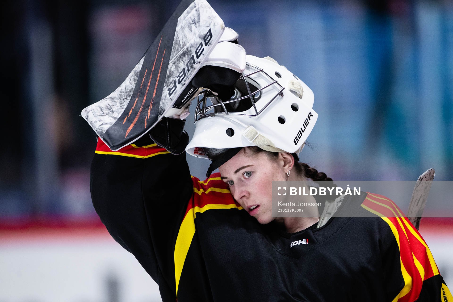 Brynäs målvakt Loryn Pearson Porter