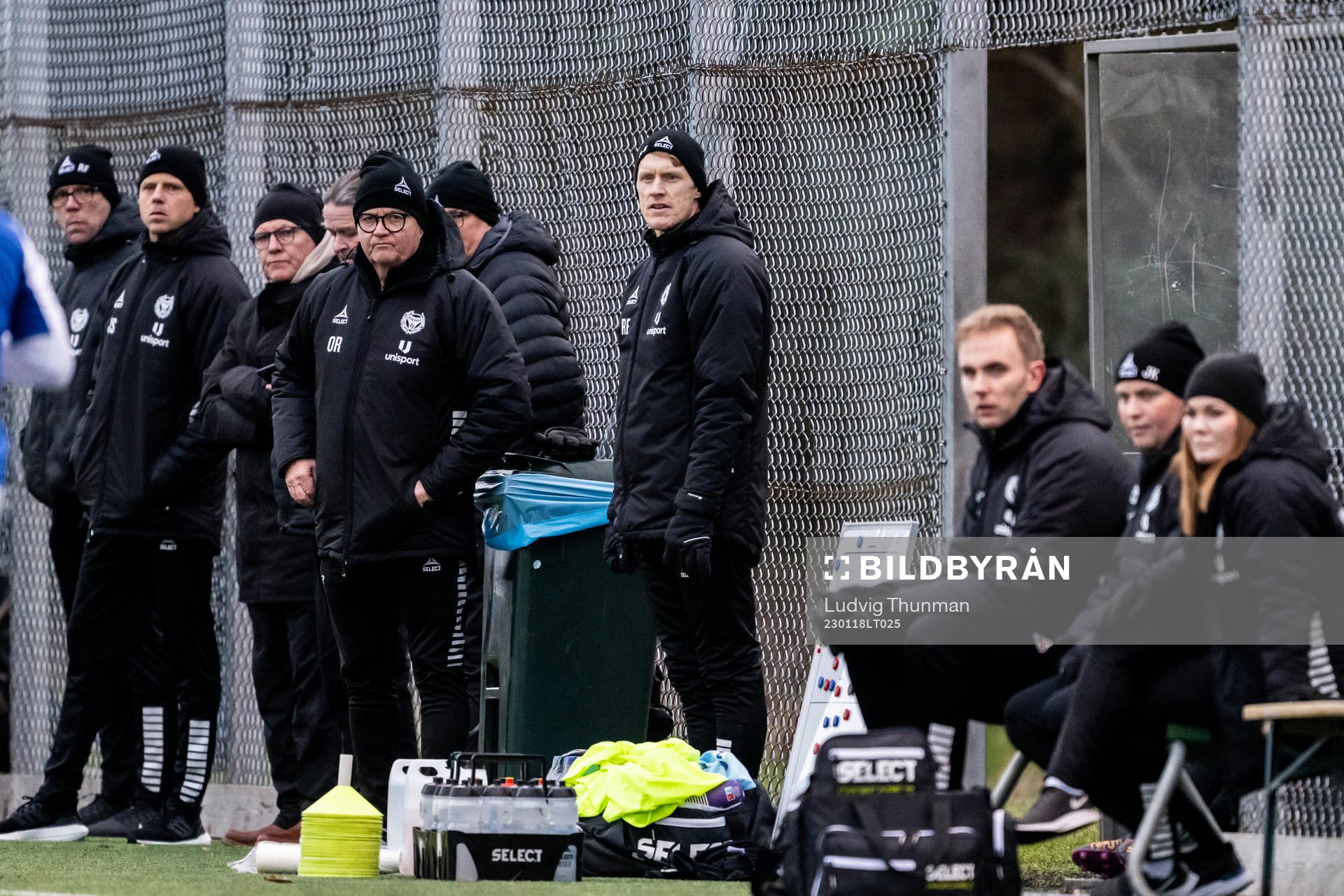 Kalmars lagledare Ola Ragnarsson och assisterande tränare