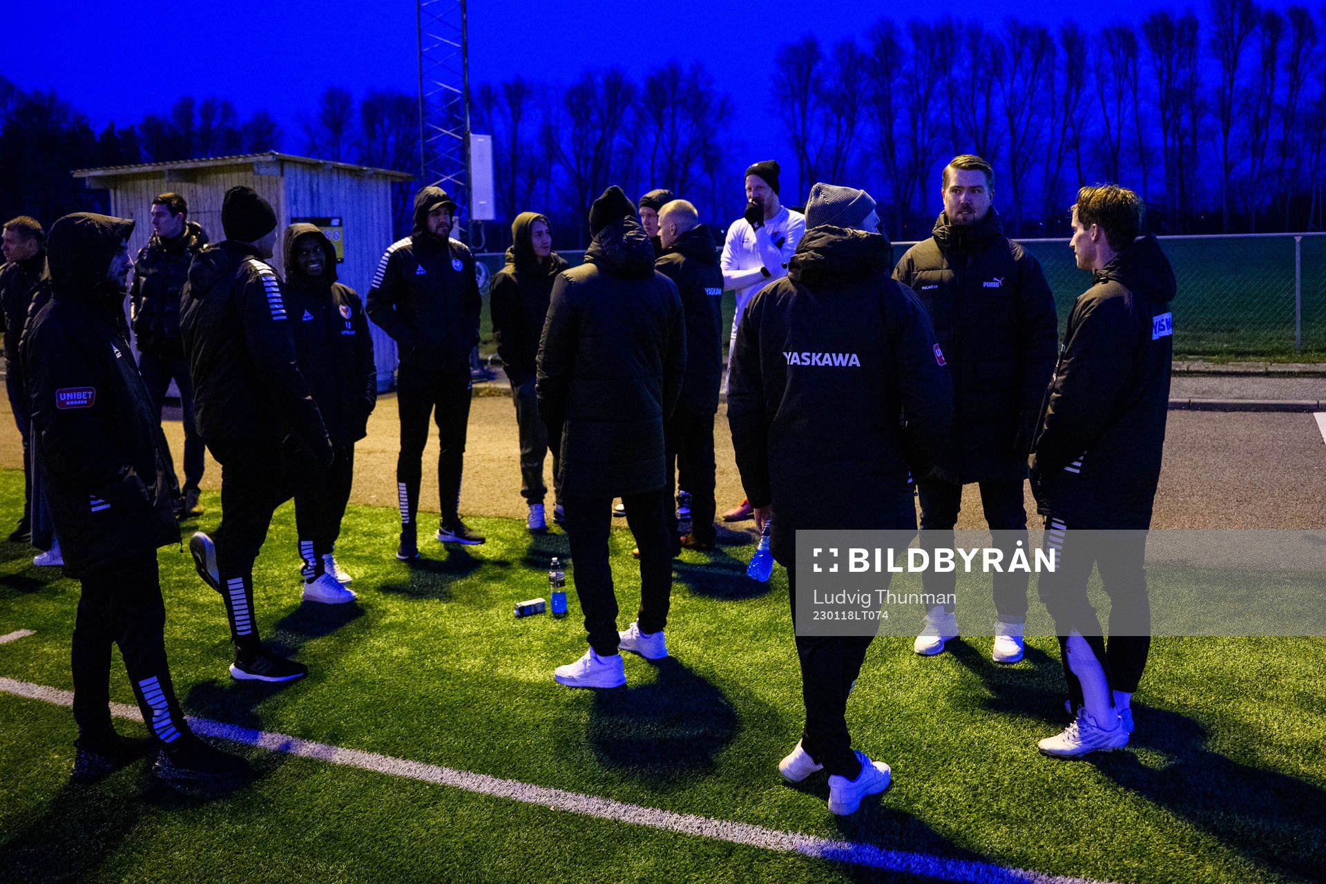 Malmö FFs tränare Henrik Rydström och assisterande