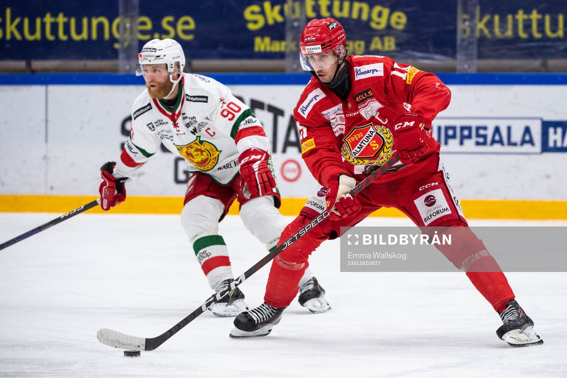 Moras Daniel Ljunggren och Almtunas Marcus Karlström