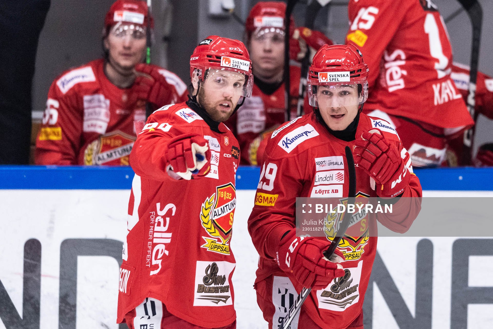 Almtunas Mattias Johansson och Oscar Birgersson