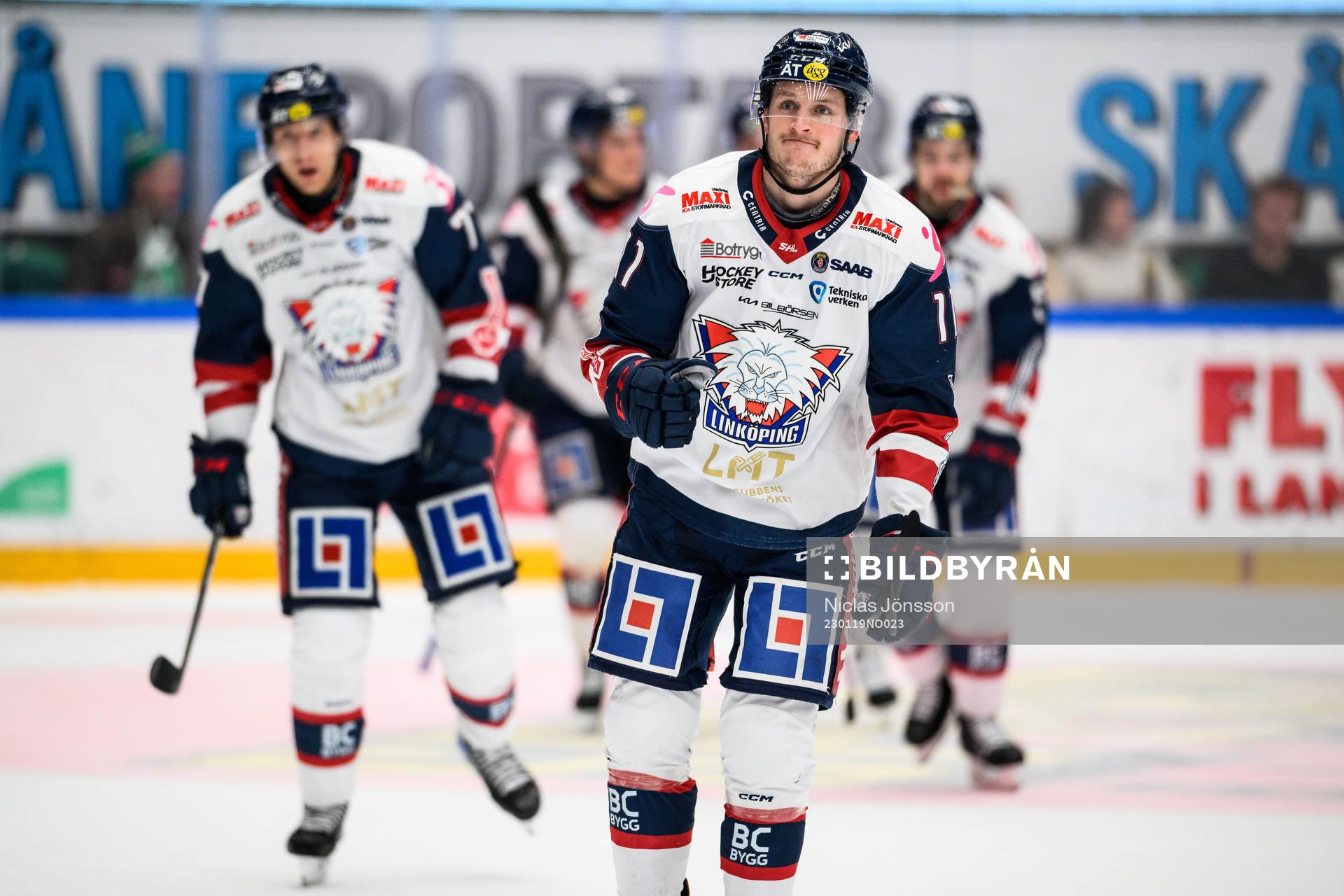 Linköpings Henrik Törnqvist jublar