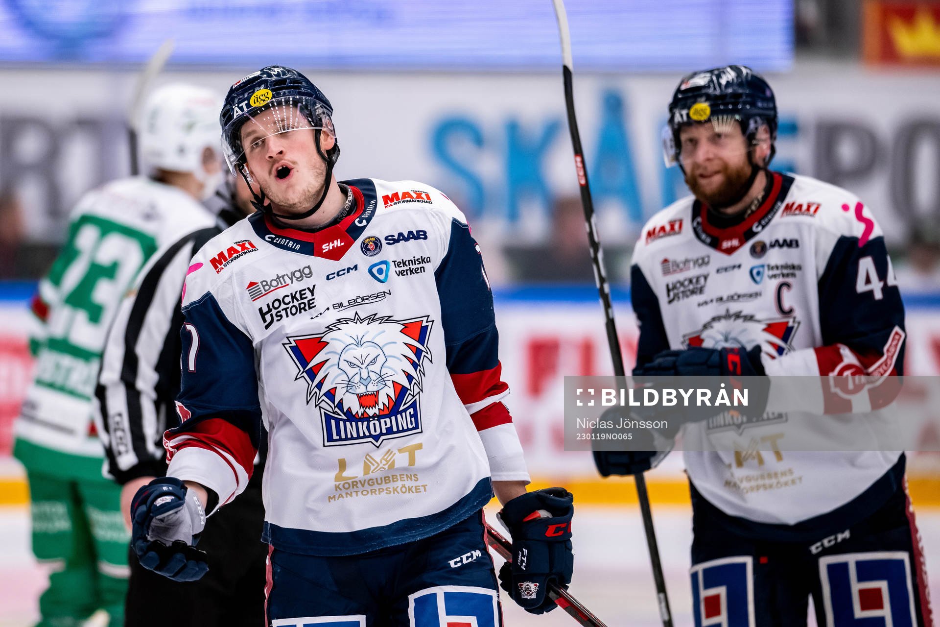 Linköpings Henrik Törnqvist jublar