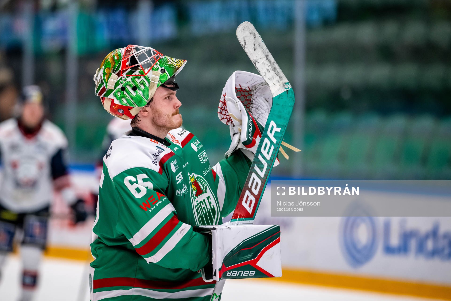 Rögles målvakt Christoffer Rifalk deppar