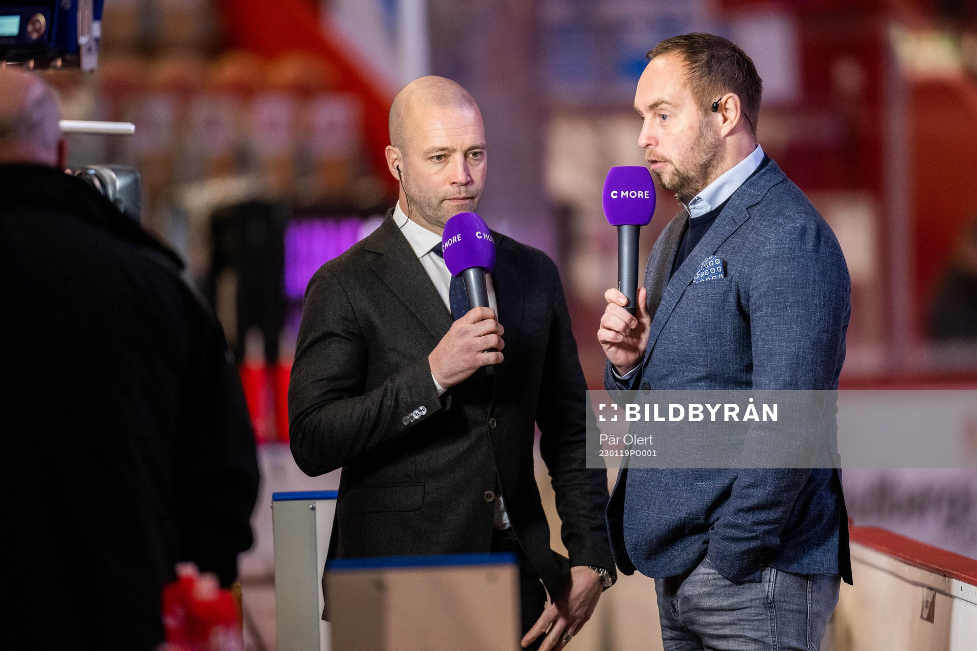 Cmore kommentatorerna Johan Tornberg och Johan Edlund