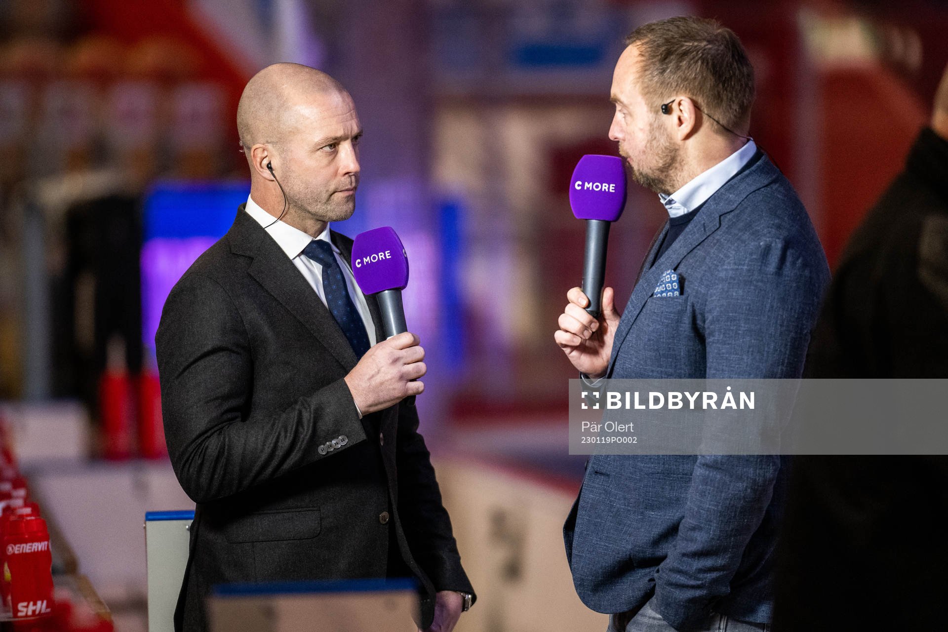 Cmore kommentatorerna Johan Tornberg och Johan Edlund