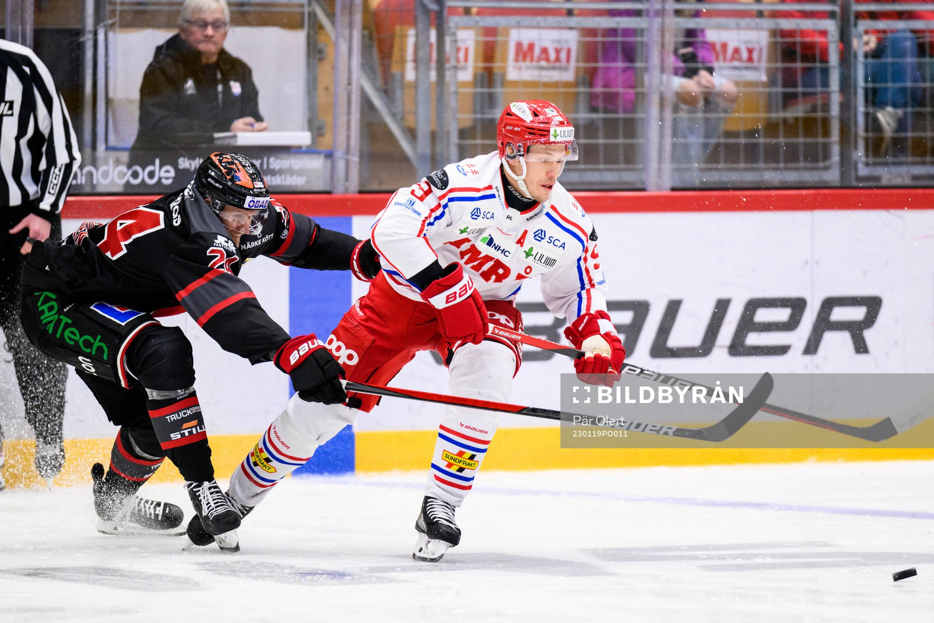 Örebros Jani Lajunen och Timrås Didrik Strömberg