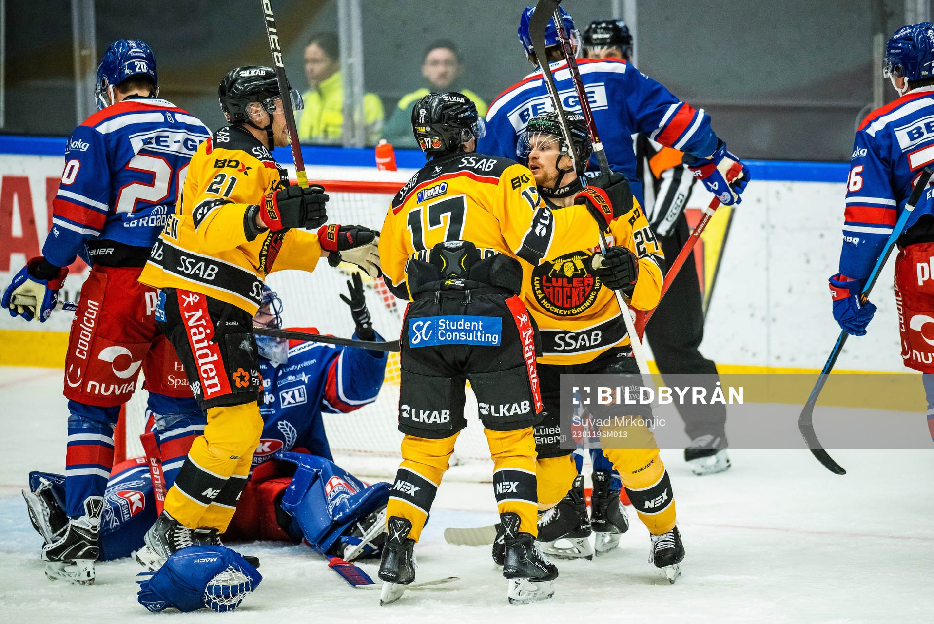 Luleås Brendan Shinnimin jublar