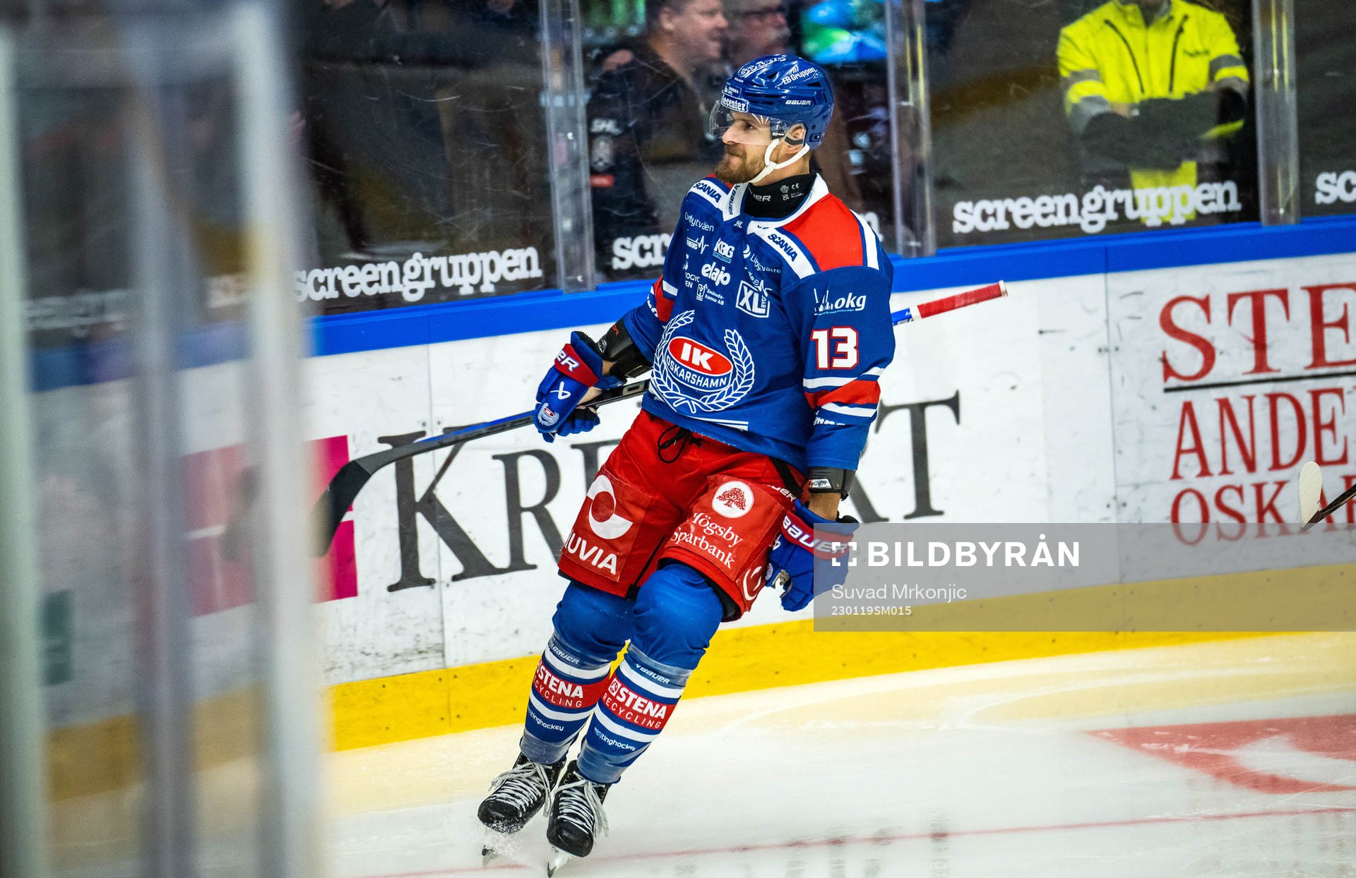 Oskarshamns Jiri Smejkal jublar