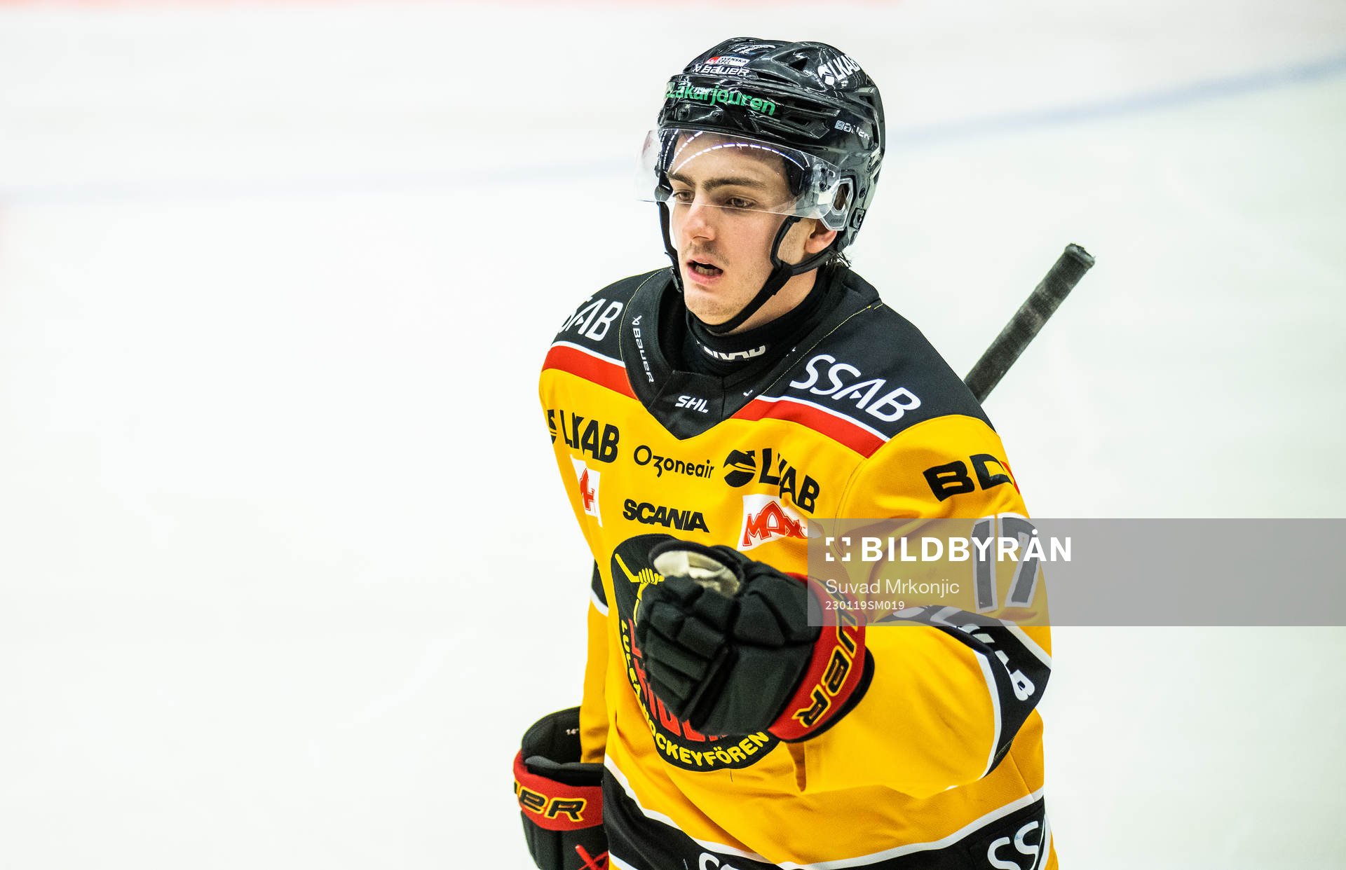 Luleås Isac Brännström jublar