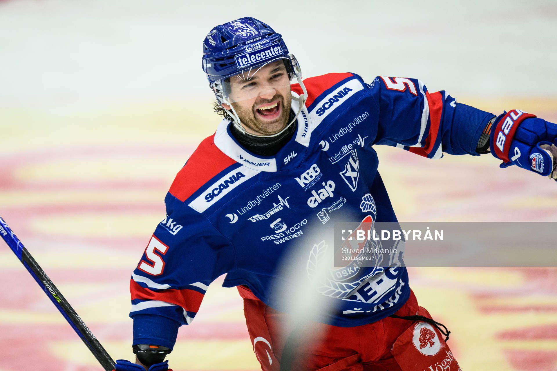 Oskarshamns David Quenneville jublar