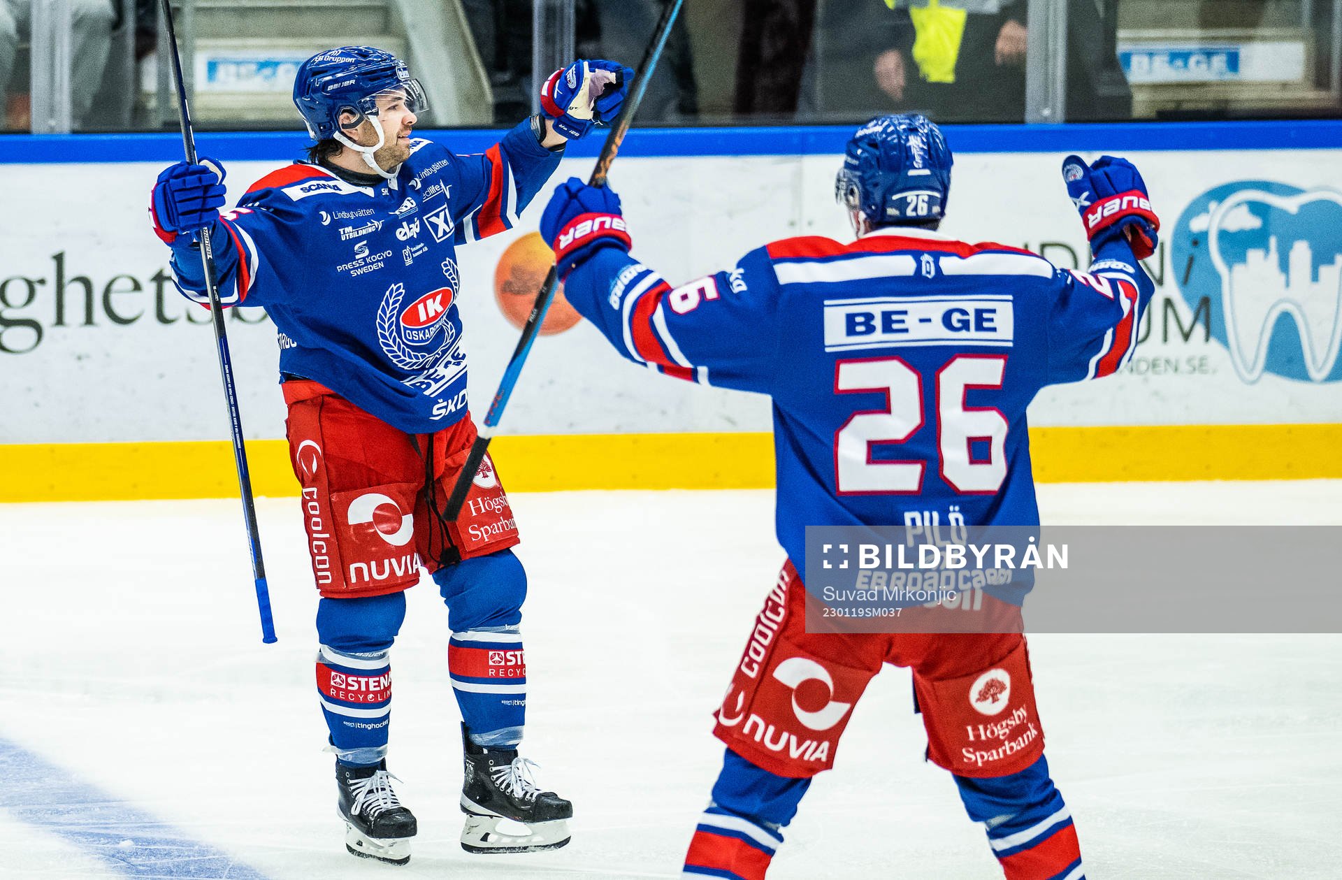 Oskarshamns David Quenneville jublar