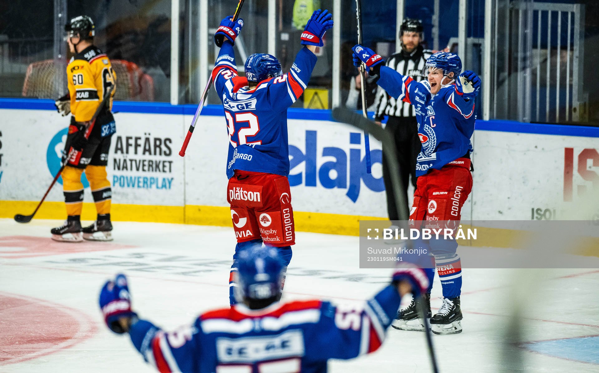 Oskarshamns John Dahlström jublar med Jonas Engström