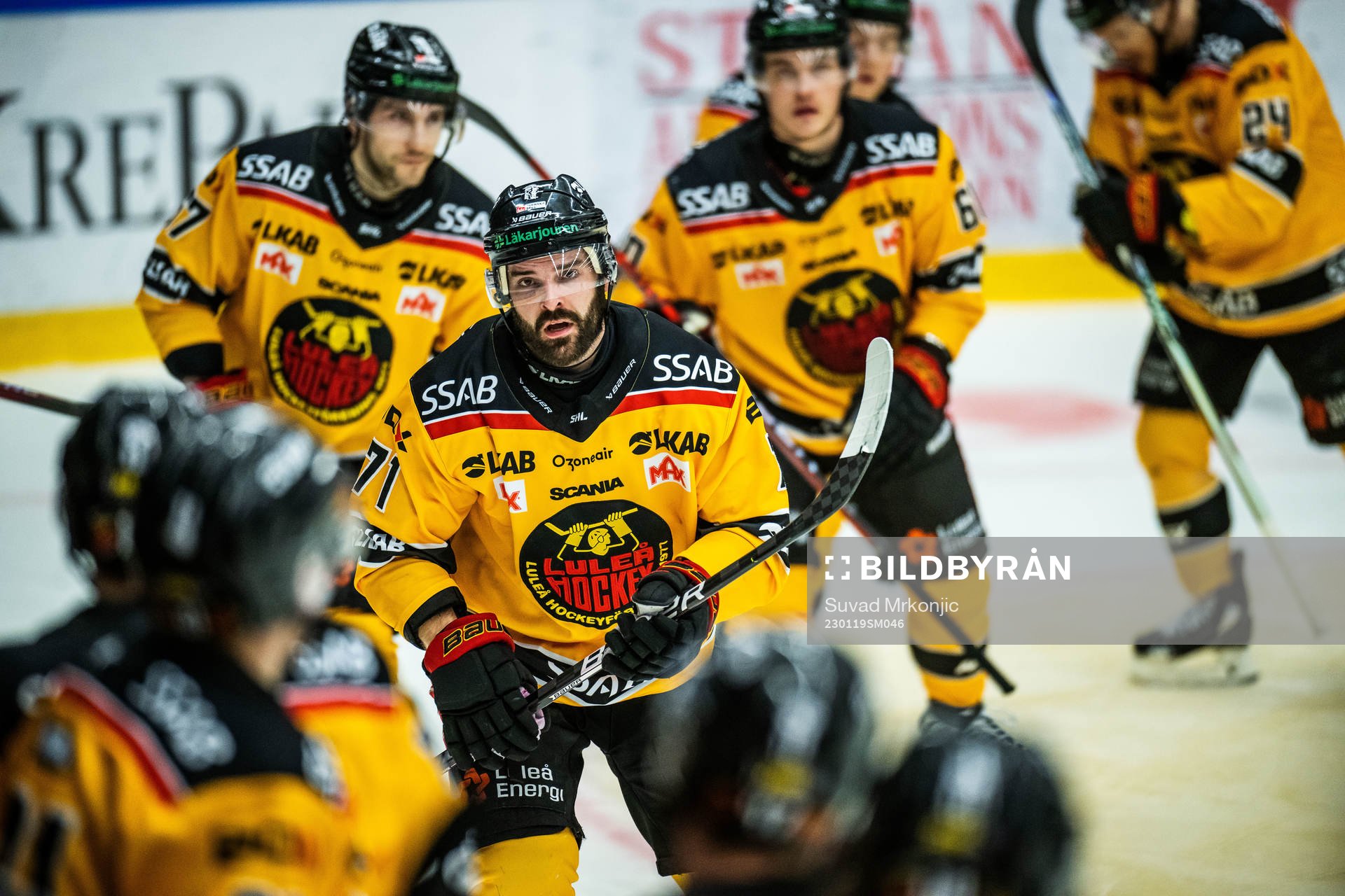 Luleås Linus Fröberg jublar
