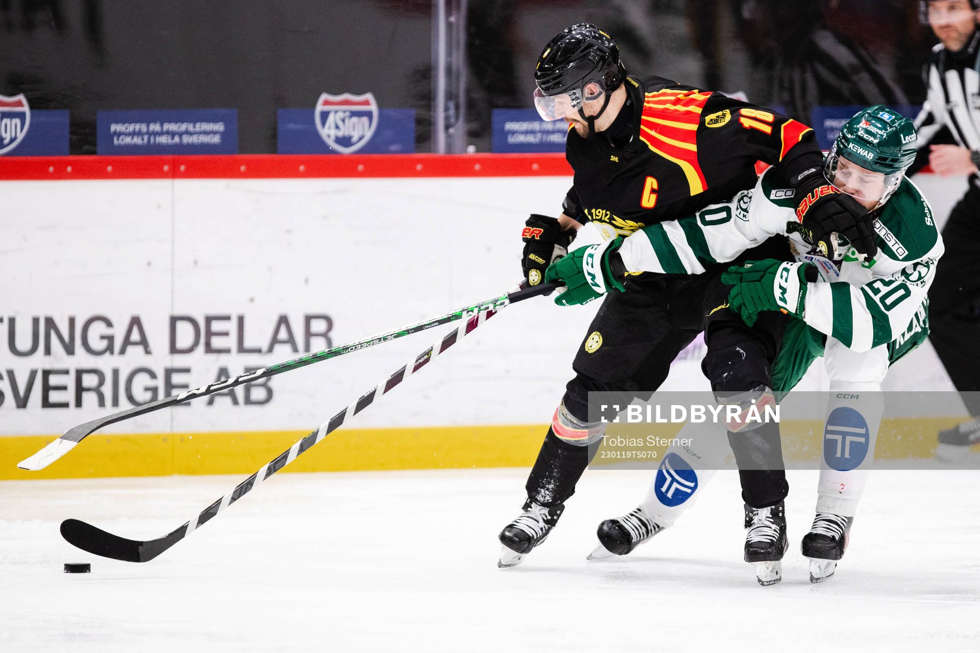 Brynäs Anton Rödin och Färjestads Marcus Westfält