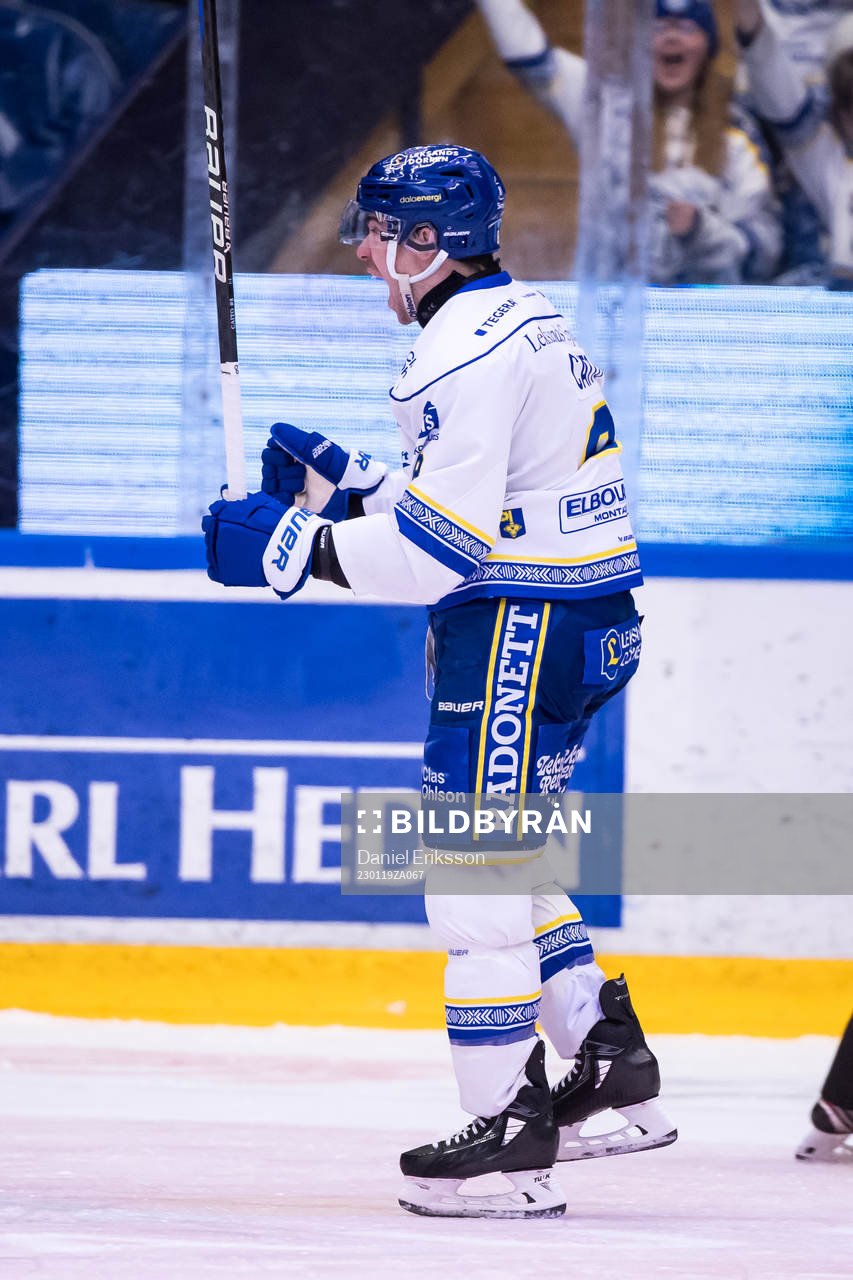 Leksands Matt Caito jubel