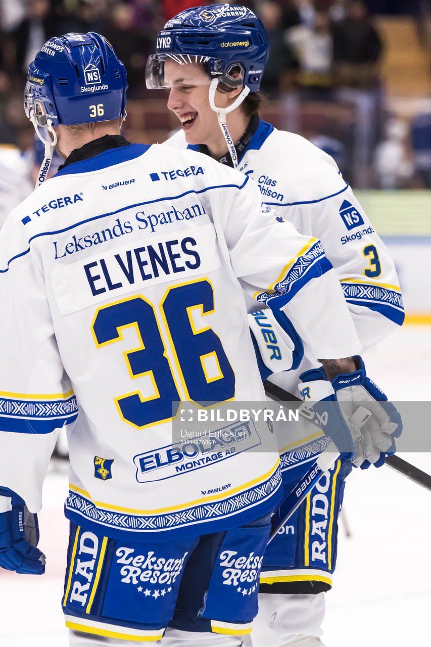 Leksands Anton Johansson jublar