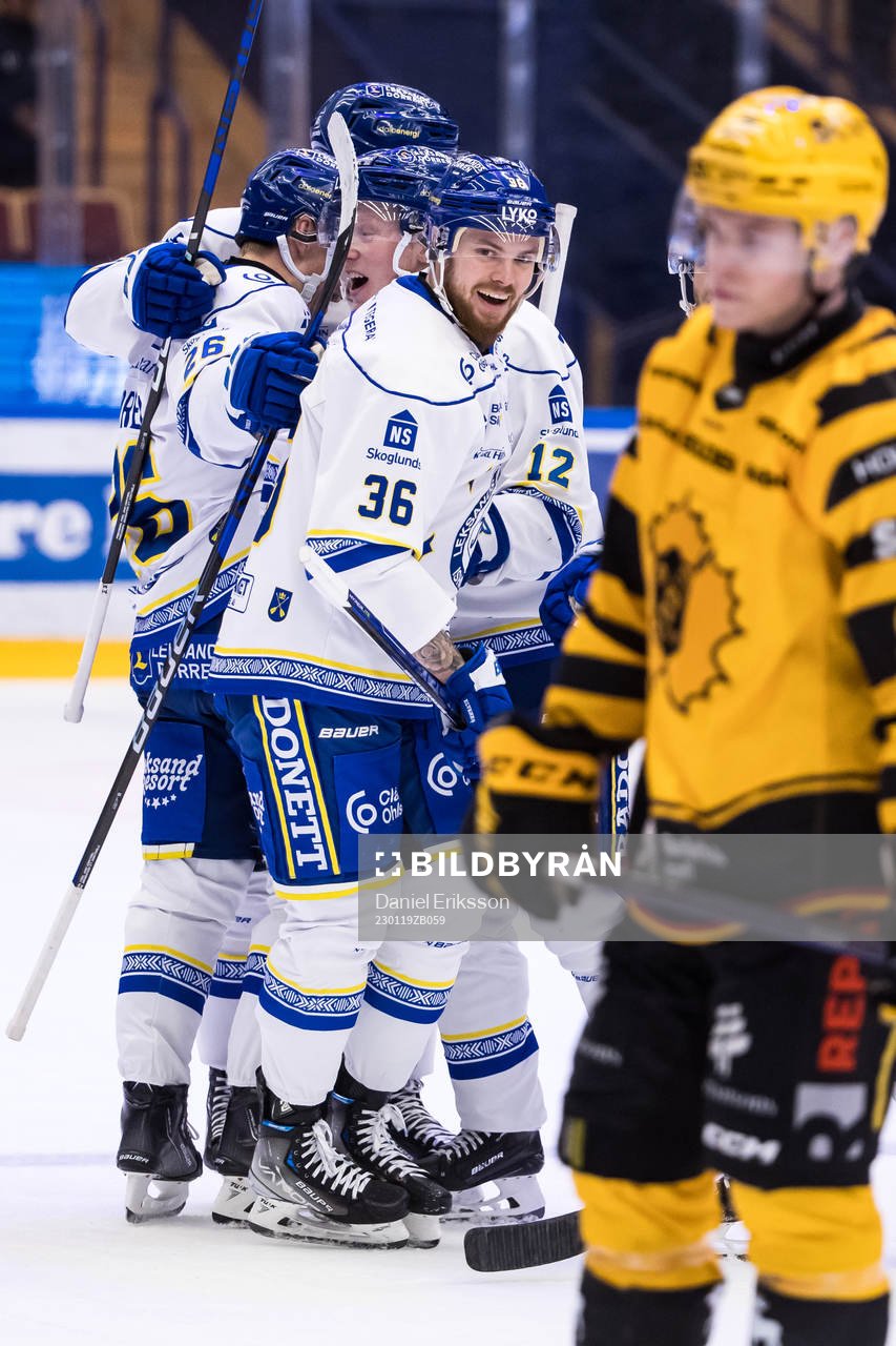Leksands Lucas Elvenes jubel