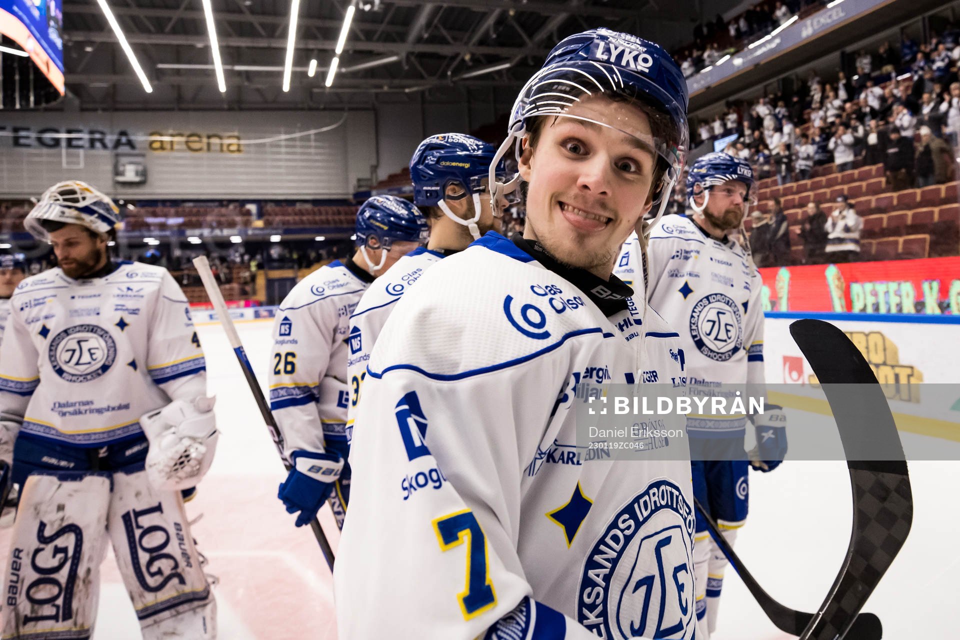 Leksands Marcus Karlberg jubel