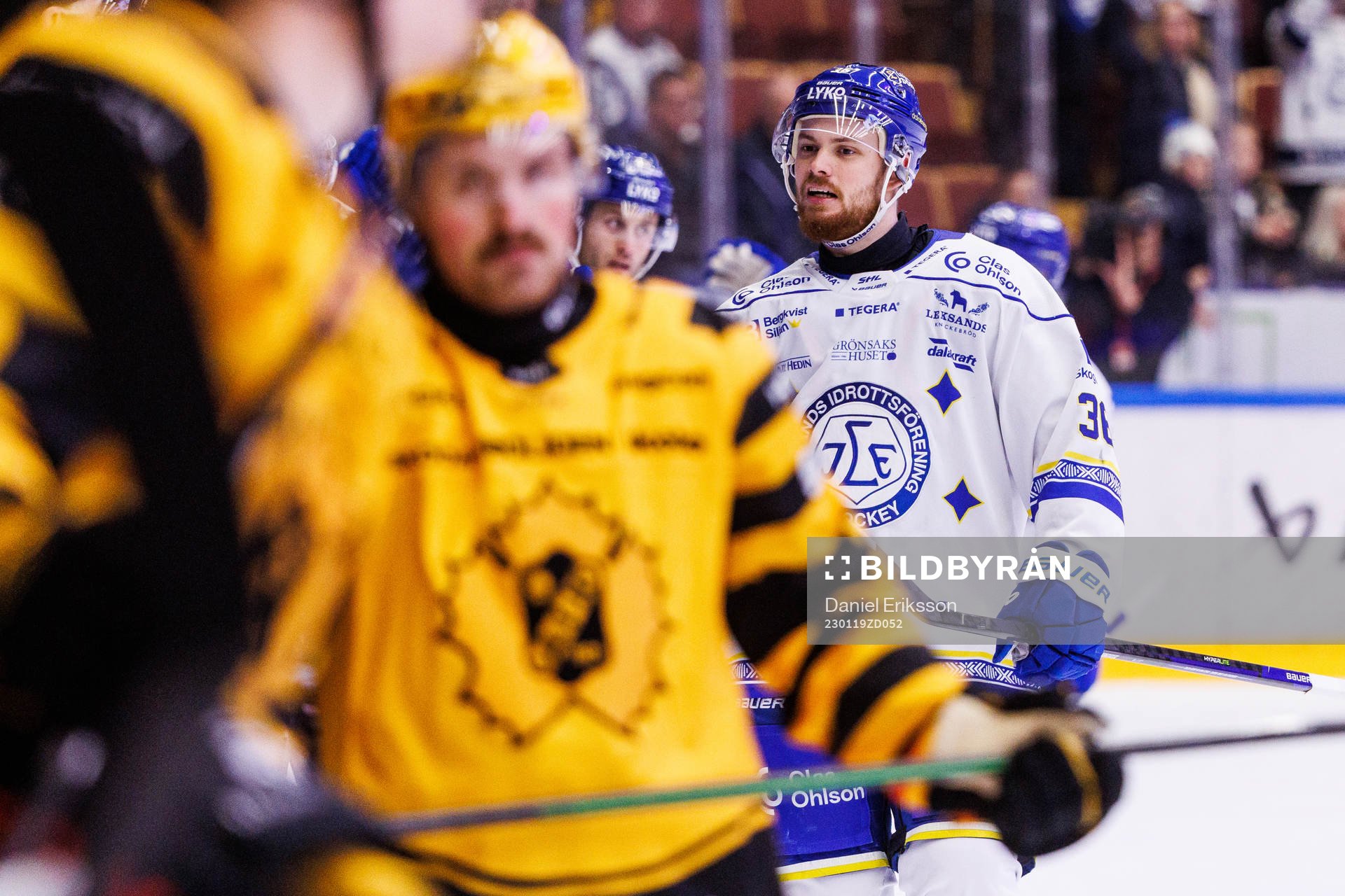 Leksands Lucas Elvenes jublar