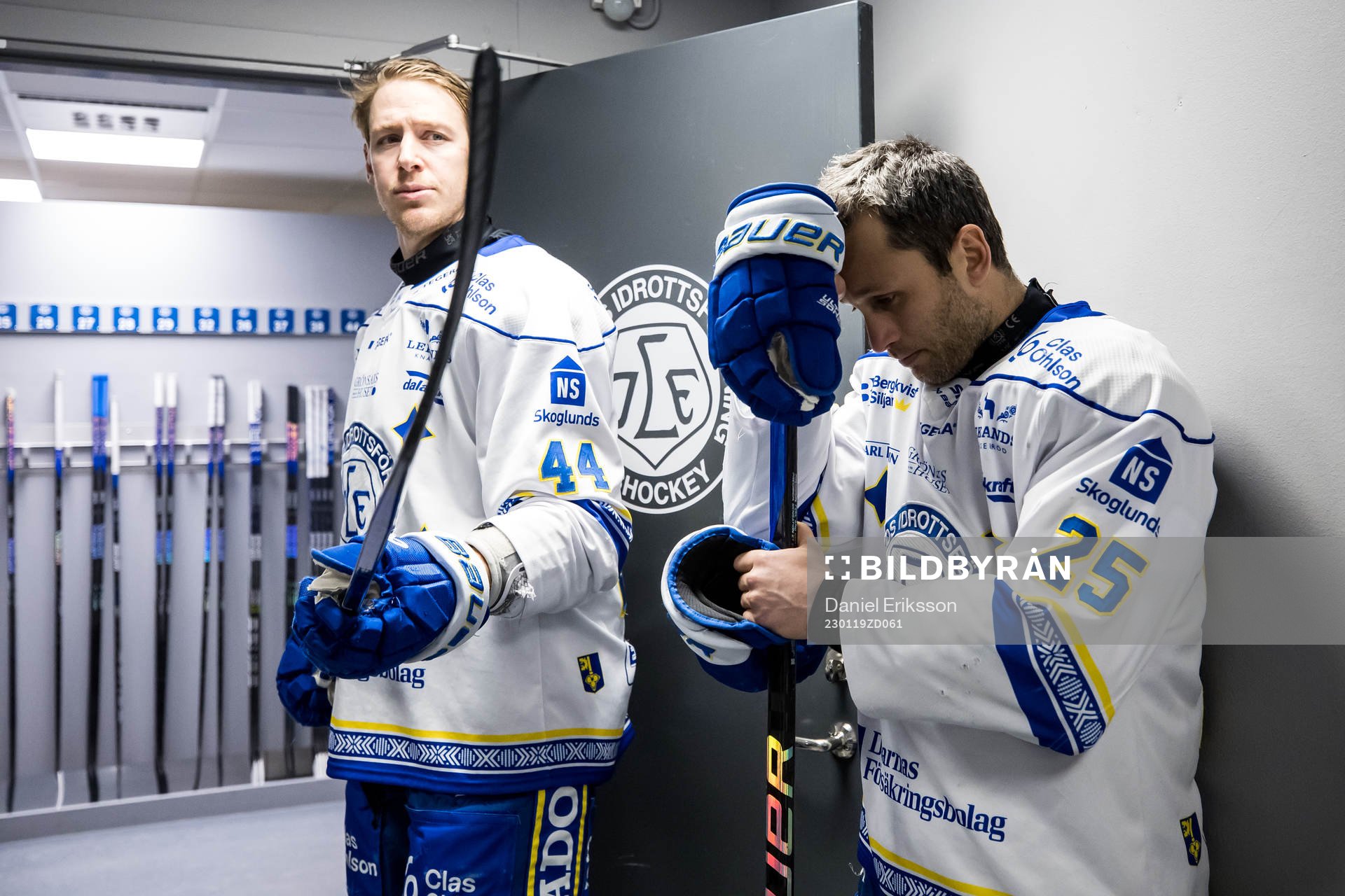 Leksands Carter Ashton och Carter Camper innan